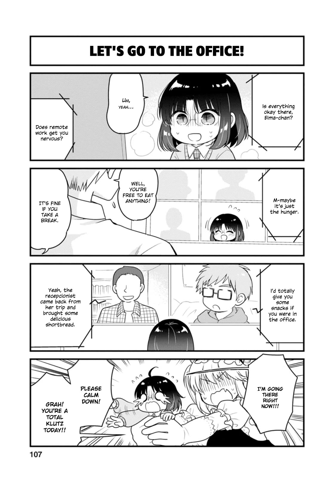 Kobayashi-san chi no Maid Dragon: Elma OL Nikki Chapter 52 page 11 - Chapter 52: Mini-Elma
