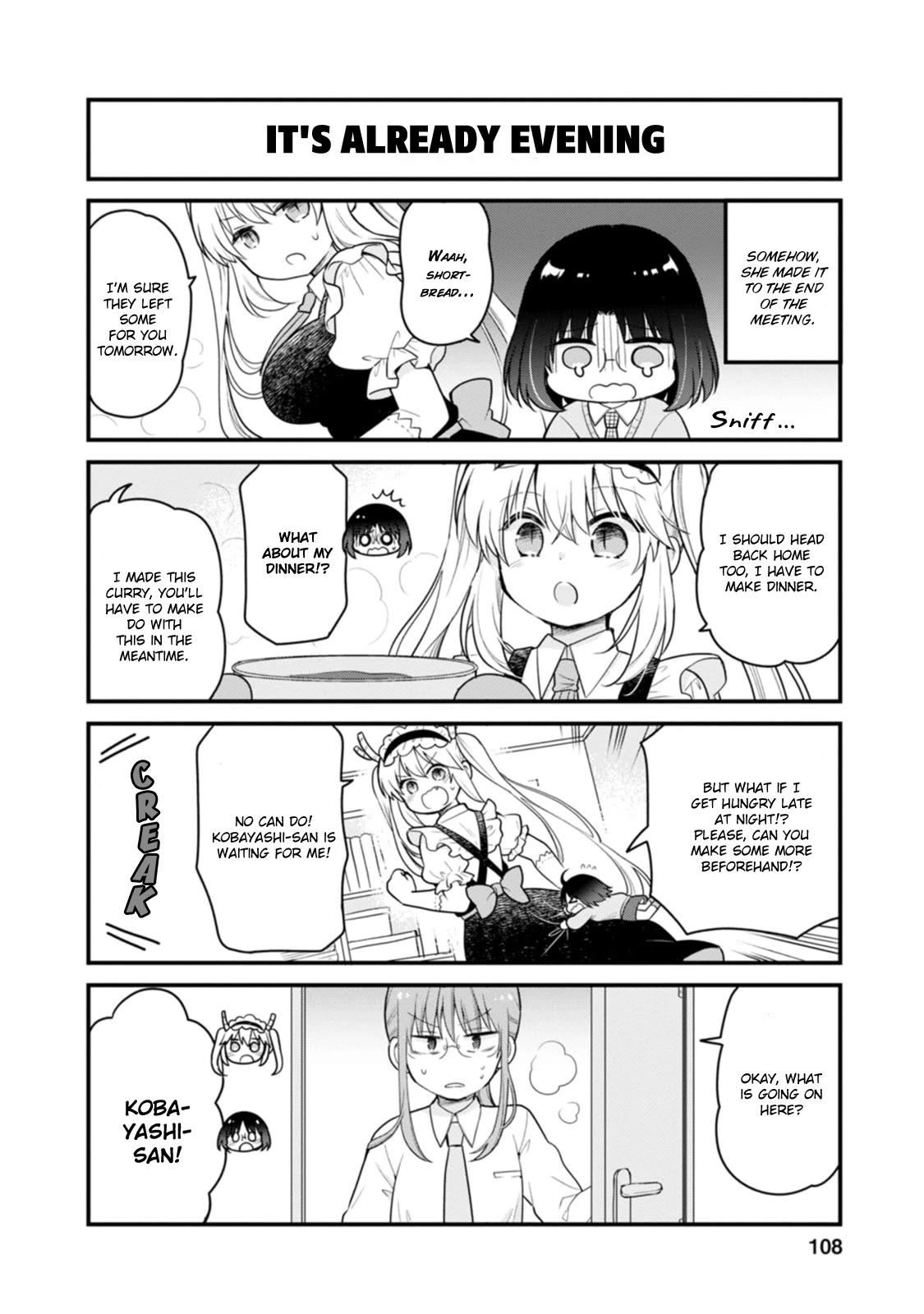 Kobayashi-san chi no Maid Dragon: Elma OL Nikki Chapter 52 page 12 - Chapter 52: Mini-Elma