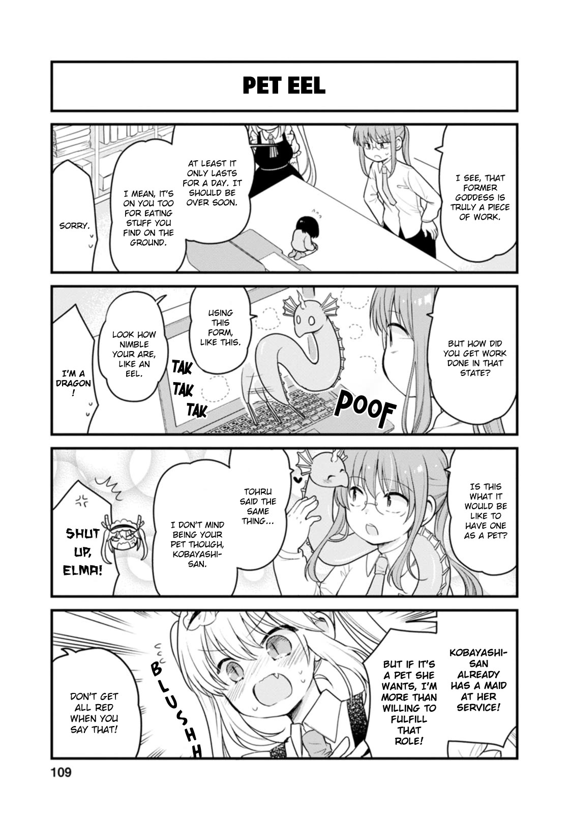 Kobayashi-san chi no Maid Dragon: Elma OL Nikki Chapter 52 page 13 - Chapter 52: Mini-Elma
