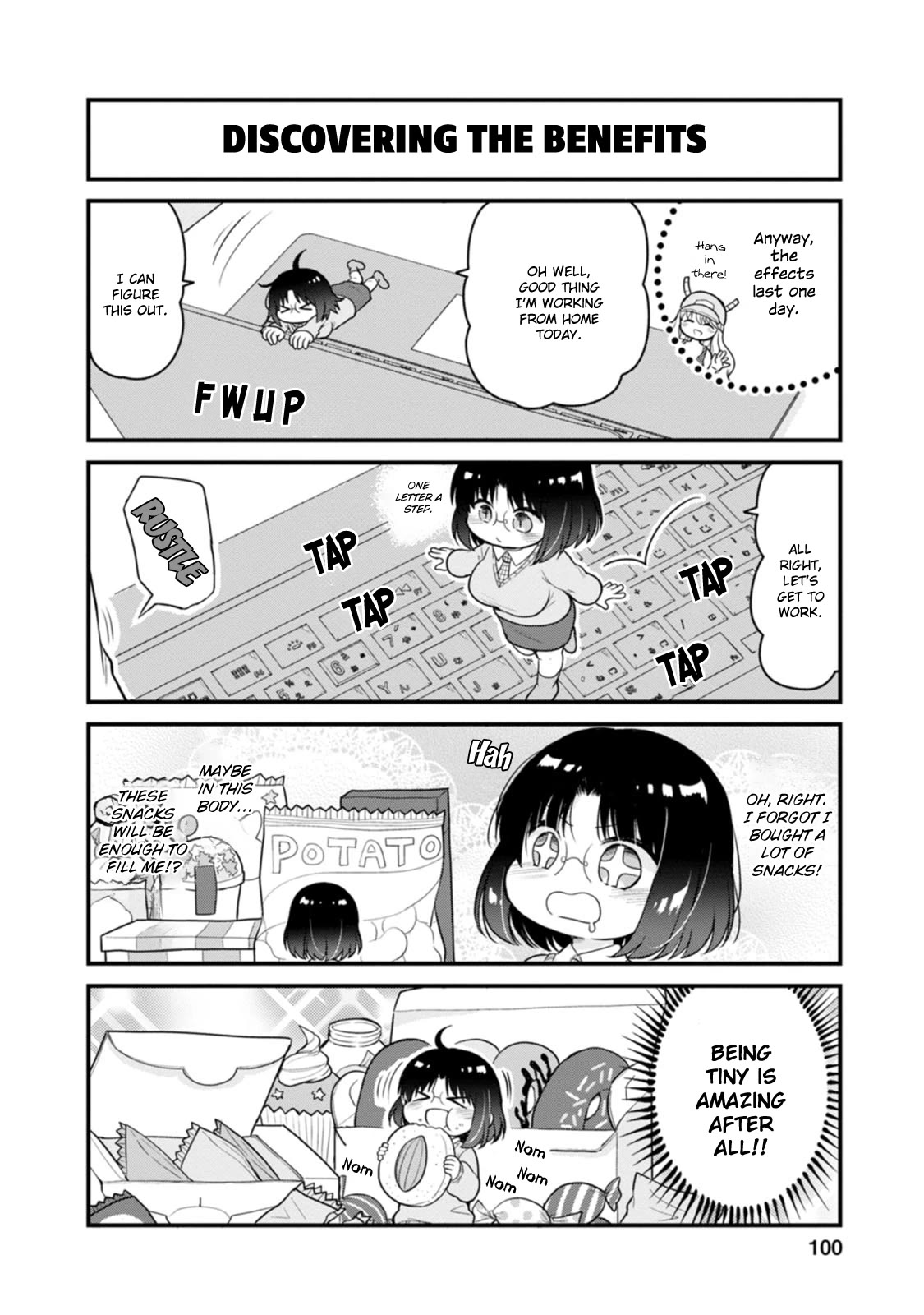 Kobayashi-san chi no Maid Dragon: Elma OL Nikki Chapter 52 page 4 - Chapter 52: Mini-Elma