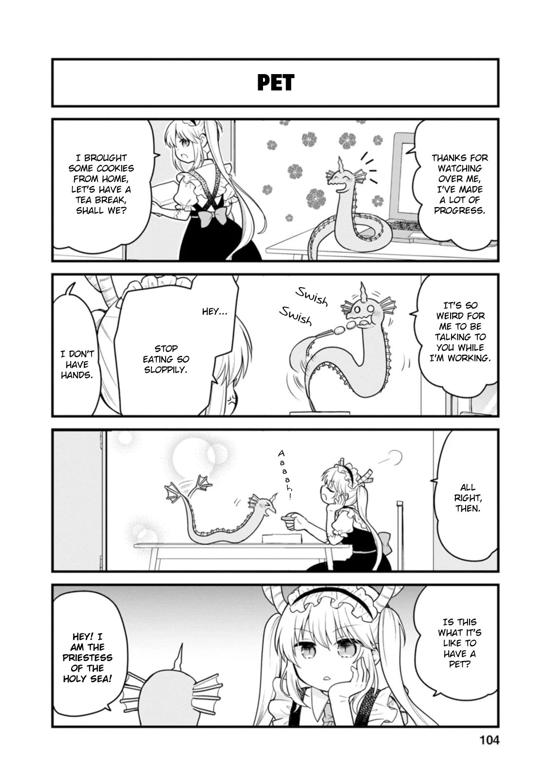 Kobayashi-san chi no Maid Dragon: Elma OL Nikki Chapter 52 page 8 - Chapter 52: Mini-Elma