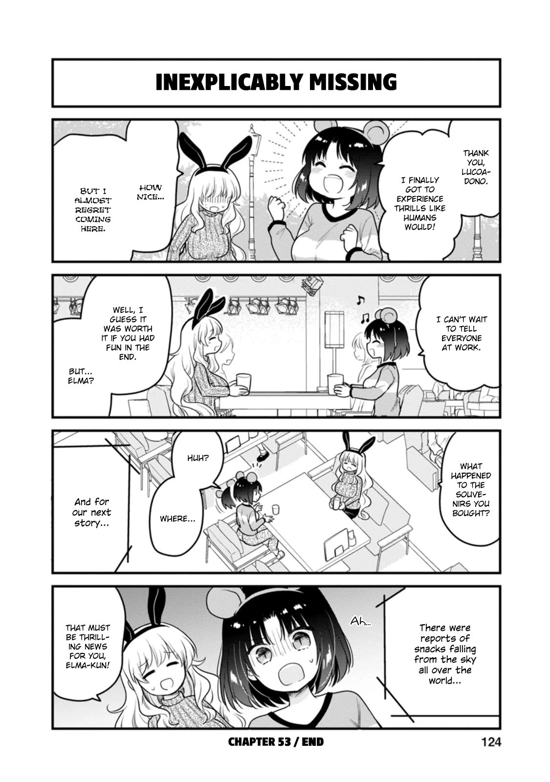 Kobayashi-san chi no Maid Dragon: Elma OL Nikki Chapter 53 page 14 - Chapter 53: The Amusement Park with Lucoa-san