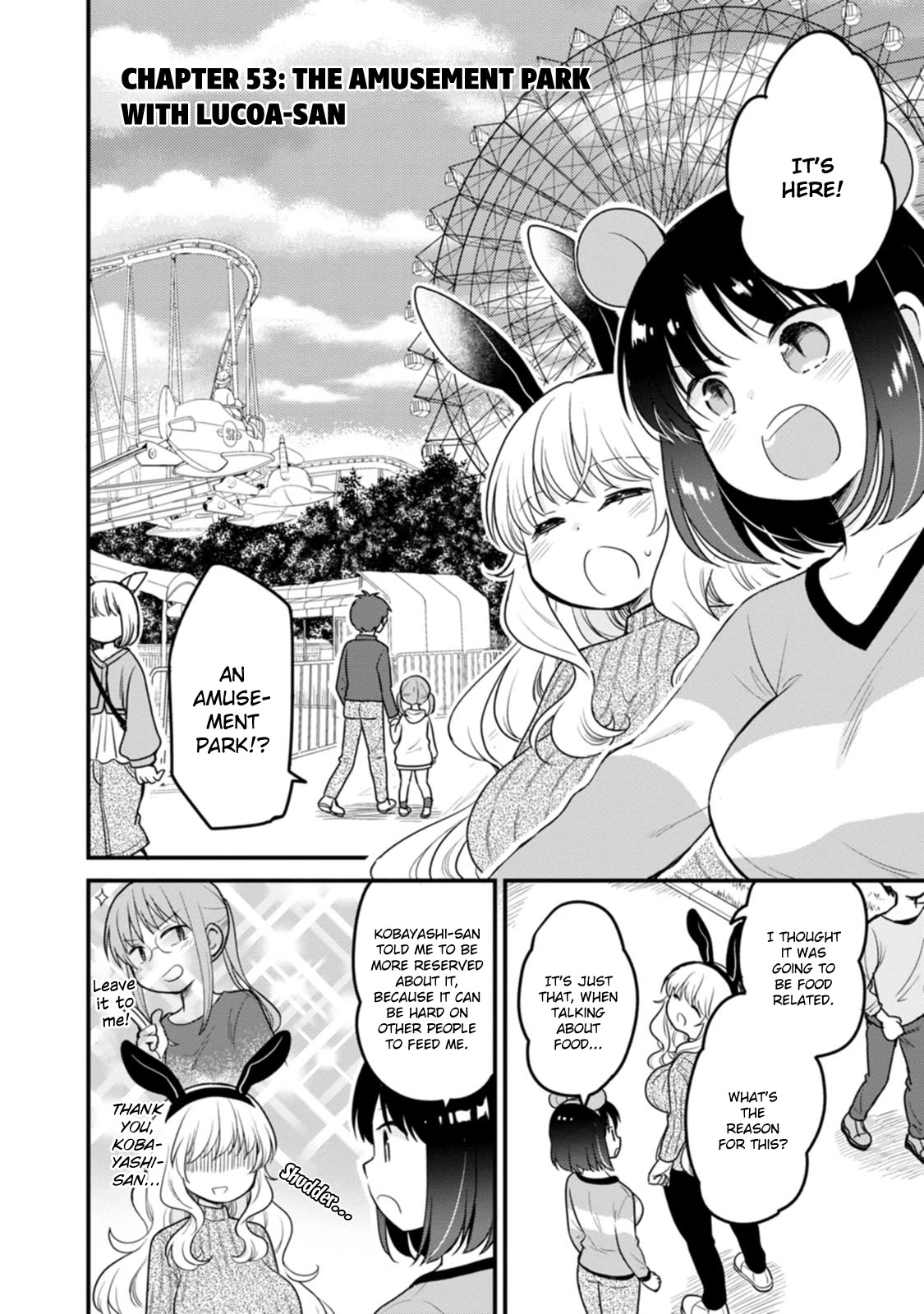 Kobayashi-san chi no Maid Dragon: Elma OL Nikki Chapter 53 page 2 - Chapter 53: The Amusement Park with Lucoa-san
