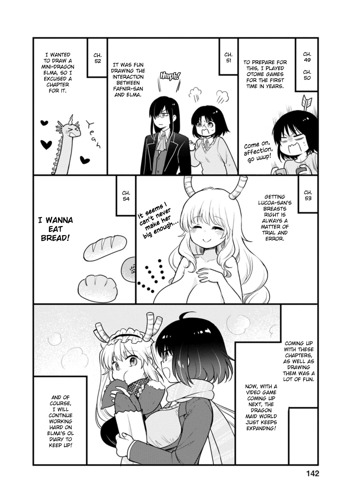 Kobayashi-san chi no Maid Dragon: Elma OL Nikki Chapter 54.5 page 2 - Chapter 54.5: Volume 6 Extras
