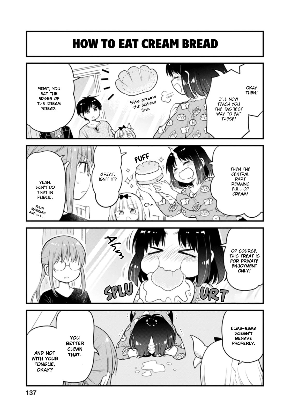 Kobayashi-san chi no Maid Dragon: Elma OL Nikki Chapter 54 page 11 - Chapter 54: A Festival of Bread