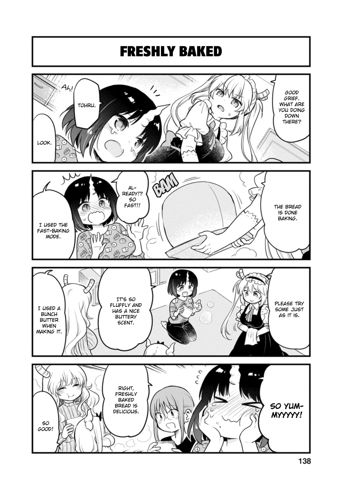 Kobayashi-san chi no Maid Dragon: Elma OL Nikki Chapter 54 page 12 - Chapter 54: A Festival of Bread
