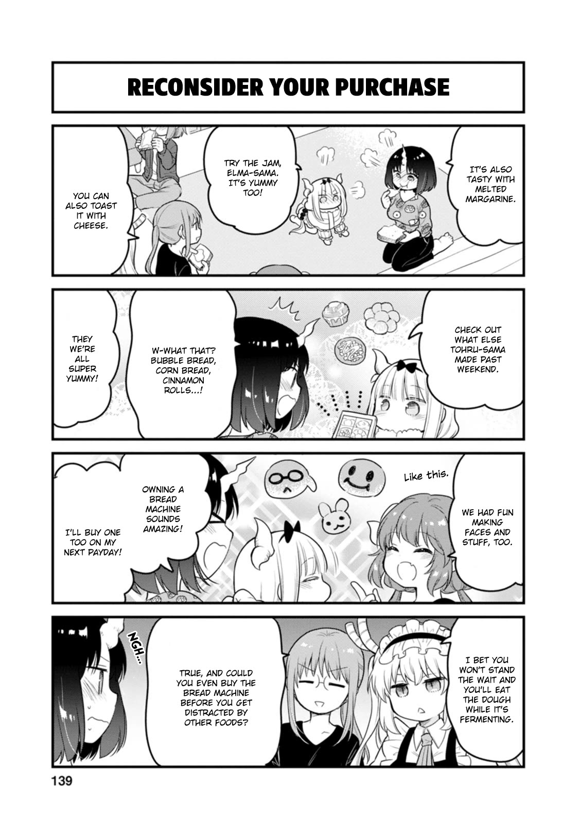 Kobayashi-san chi no Maid Dragon: Elma OL Nikki Chapter 54 page 13 - Chapter 54: A Festival of Bread