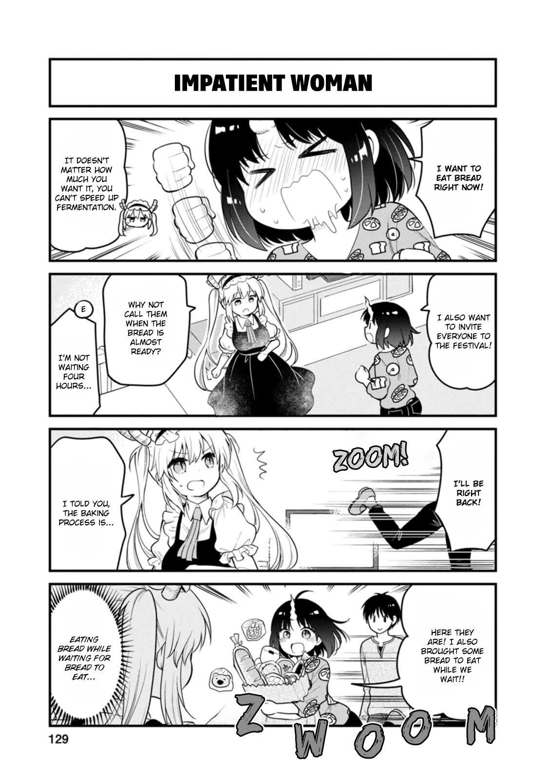 Kobayashi-san chi no Maid Dragon: Elma OL Nikki Chapter 54 page 3 - Chapter 54: A Festival of Bread