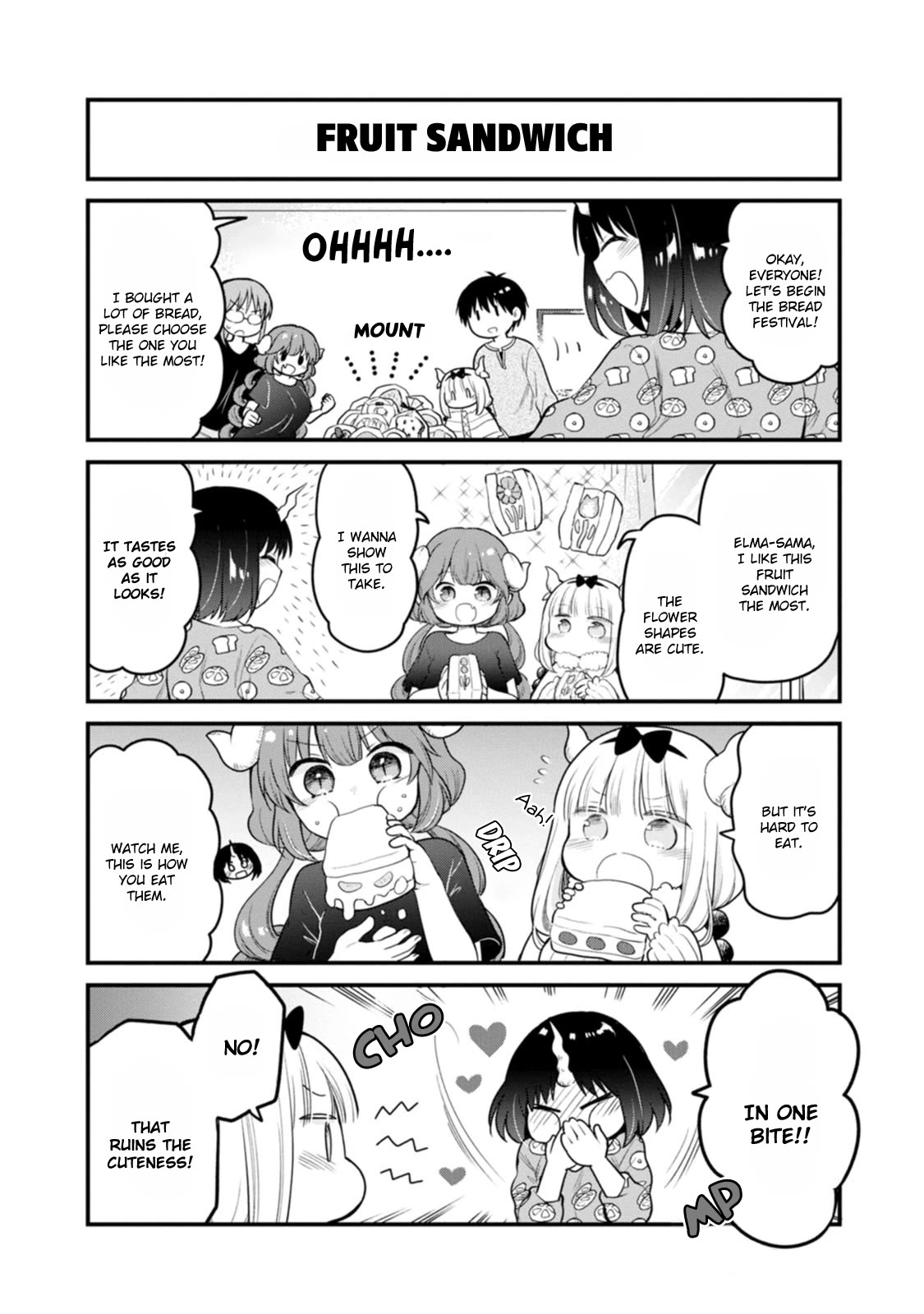 Kobayashi-san chi no Maid Dragon: Elma OL Nikki Chapter 54 page 4 - Chapter 54: A Festival of Bread