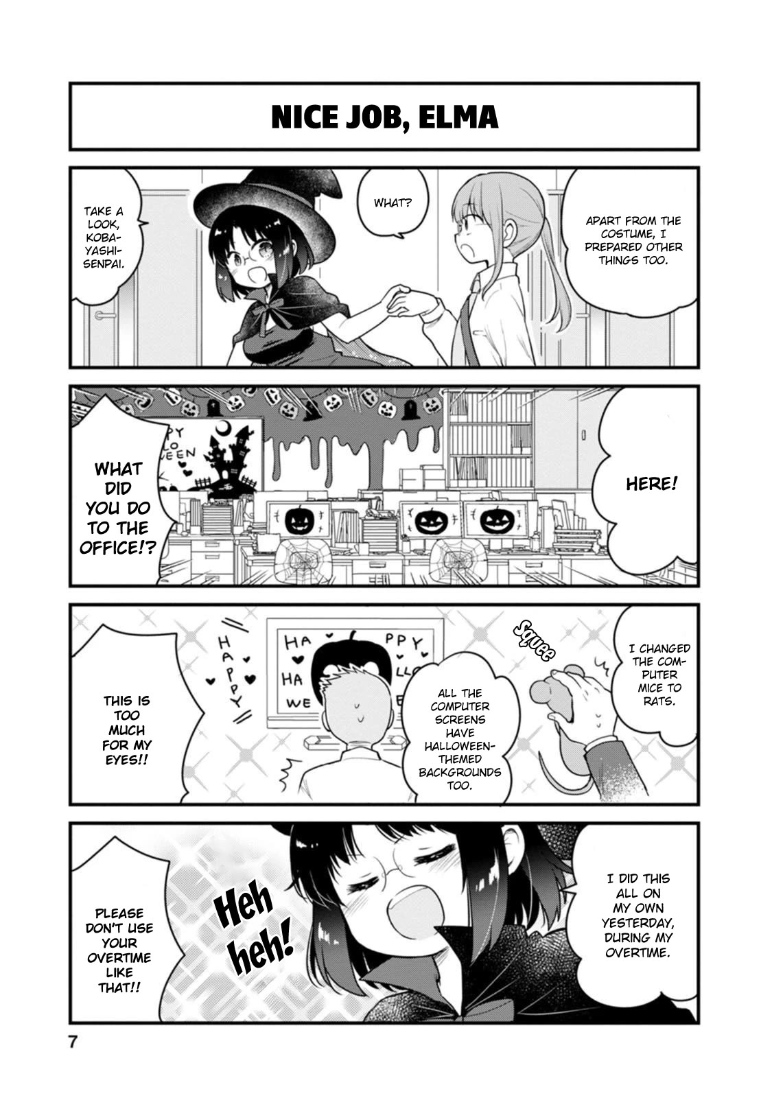 Kobayashi-san chi no Maid Dragon: Elma OL Nikki Chapter 55 page 3 - Chapter 55: Elma and Halloween!
