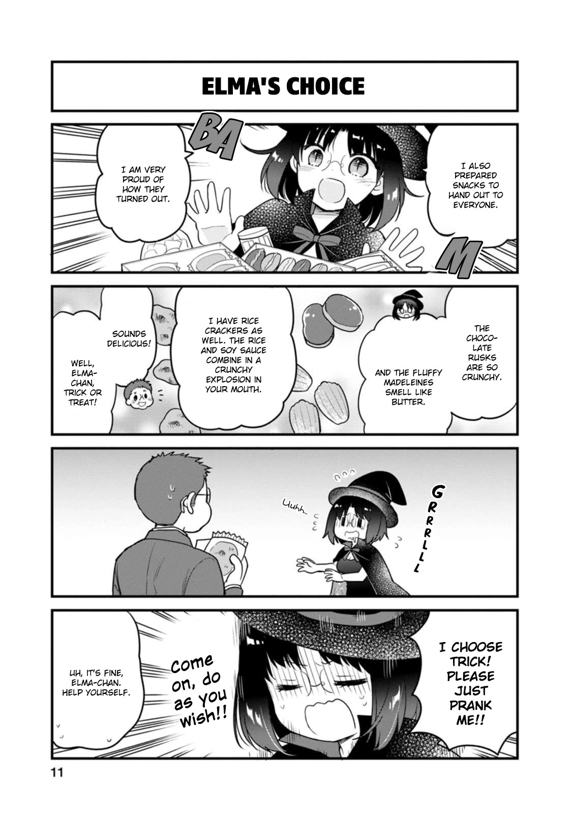Kobayashi-san chi no Maid Dragon: Elma OL Nikki Chapter 55 page 7 - Chapter 55: Elma and Halloween!