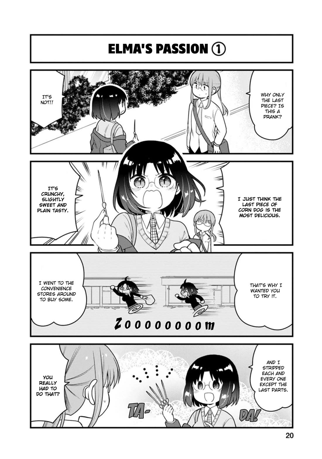 Kobayashi-san chi no Maid Dragon: Elma OL Nikki Chapter 56 page 2 - Chapter 56: The Last Piece of the Corn Dog