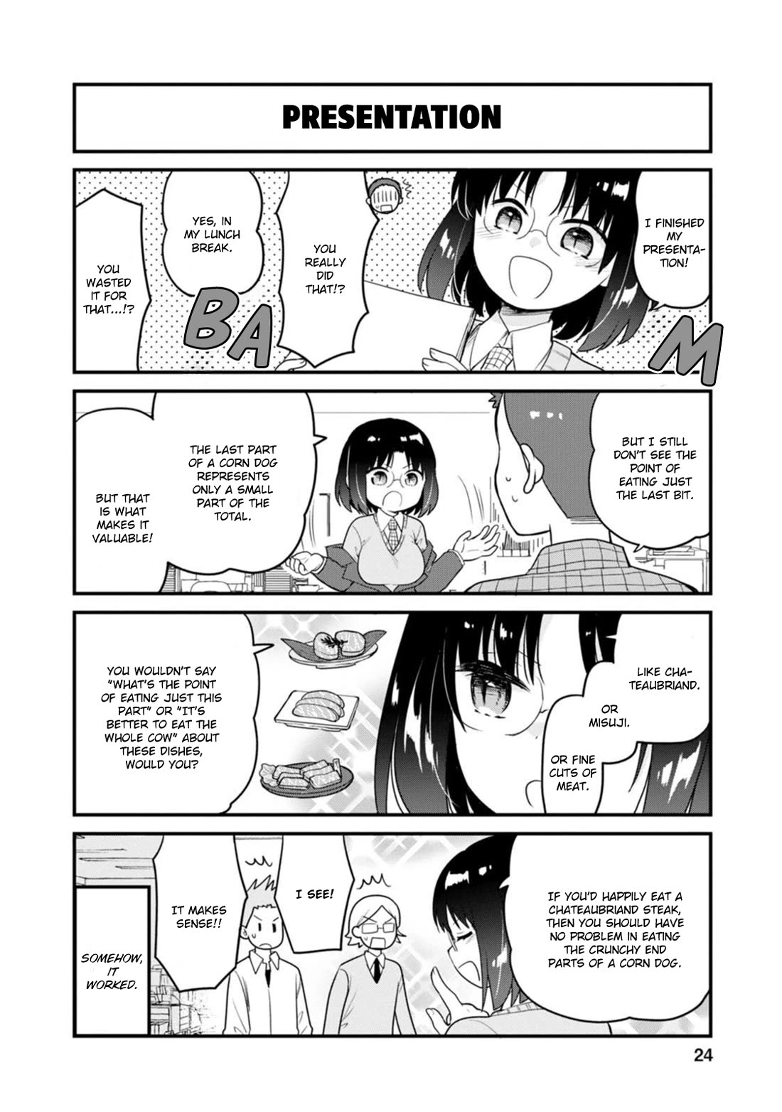 Kobayashi-san chi no Maid Dragon: Elma OL Nikki Chapter 56 page 6 - Chapter 56: The Last Piece of the Corn Dog