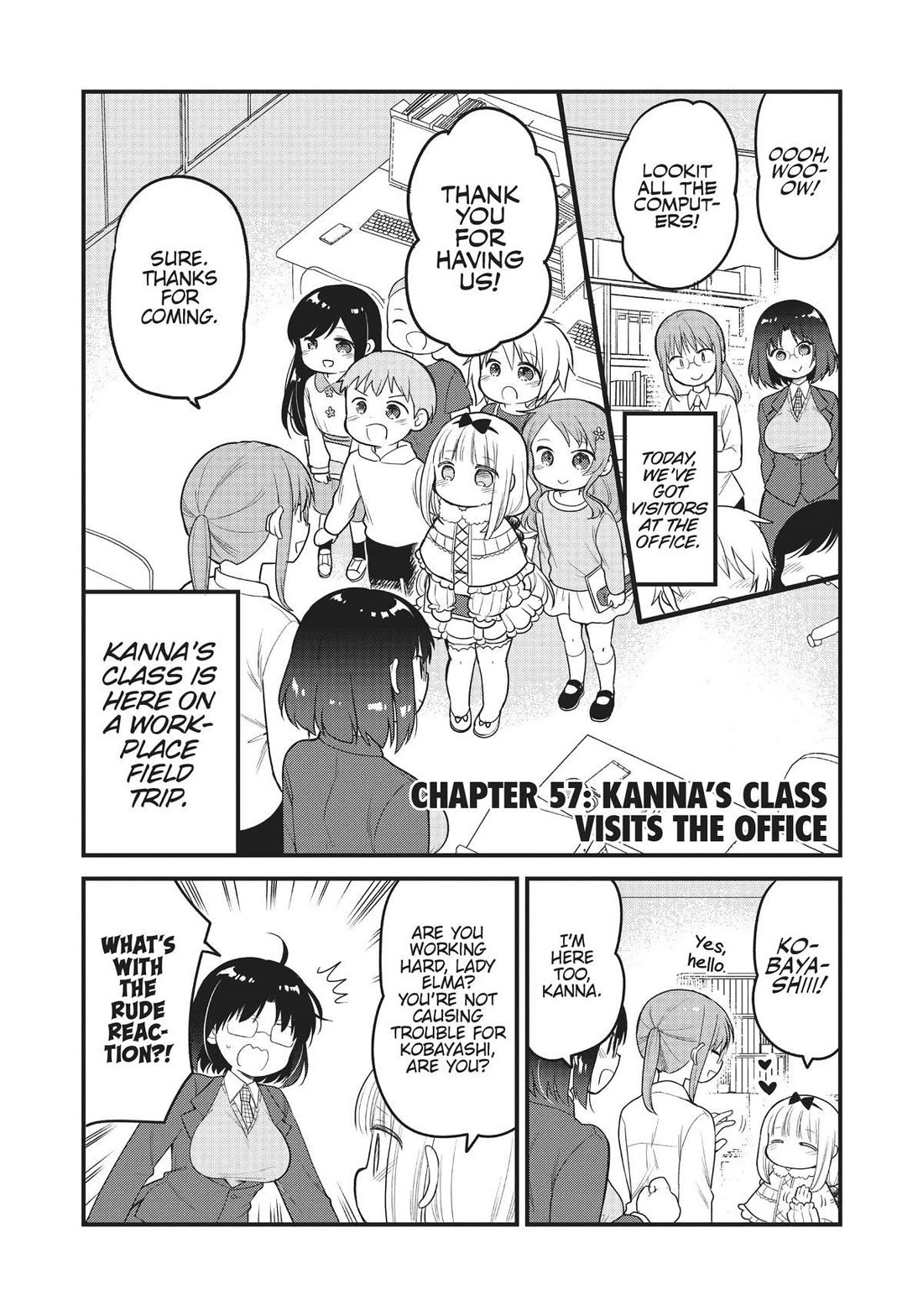 Kobayashi-san chi no Maid Dragon: Elma OL Nikki Chapter 57 page 1 - Chapter 57