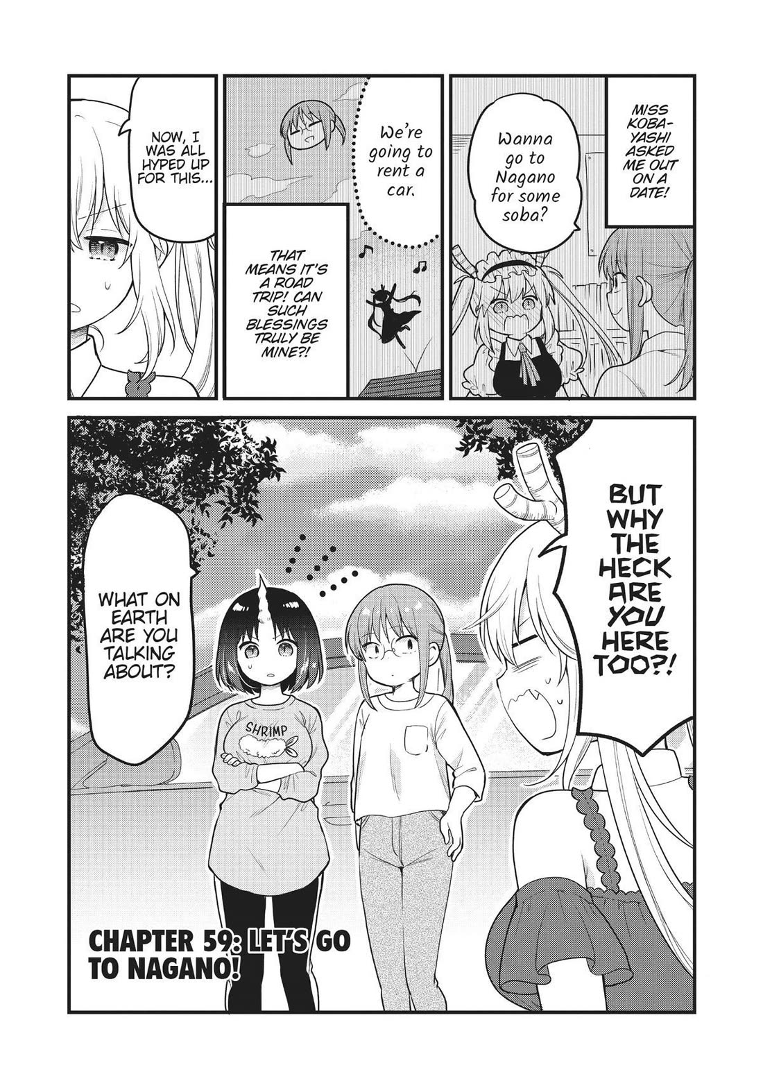 Kobayashi-san chi no Maid Dragon: Elma OL Nikki Chapter 59 page 1 - Chapter 59