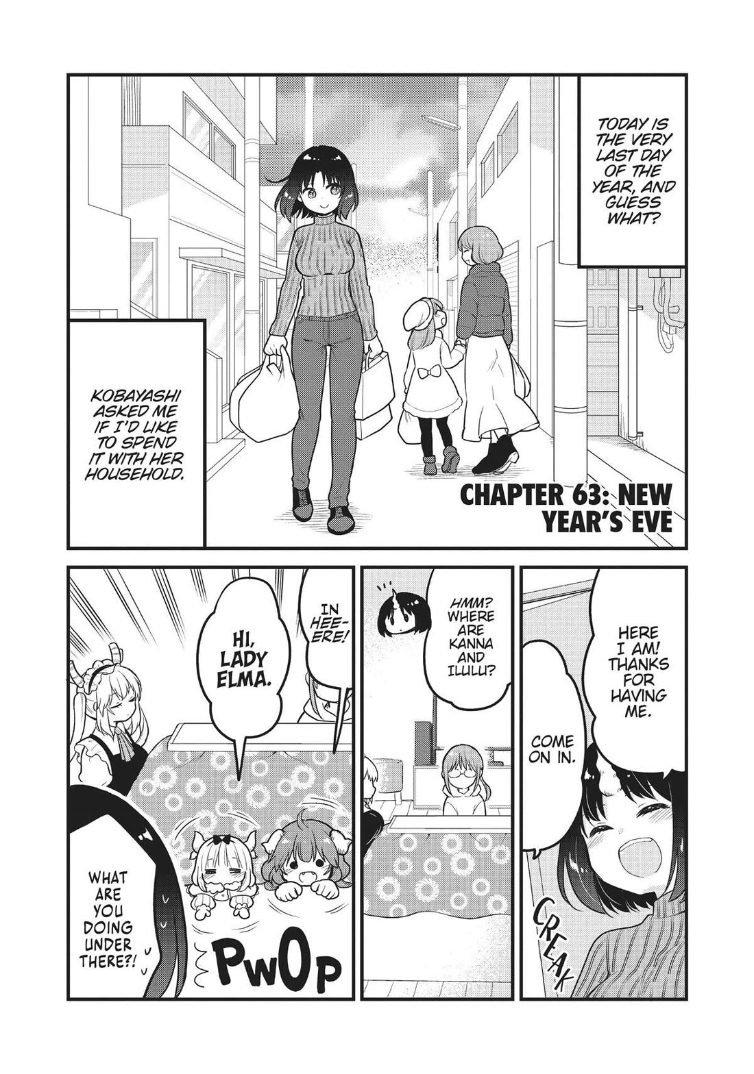 Kobayashi-san chi no Maid Dragon: Elma OL Nikki Chapter 63 page 1 - Chapter 63