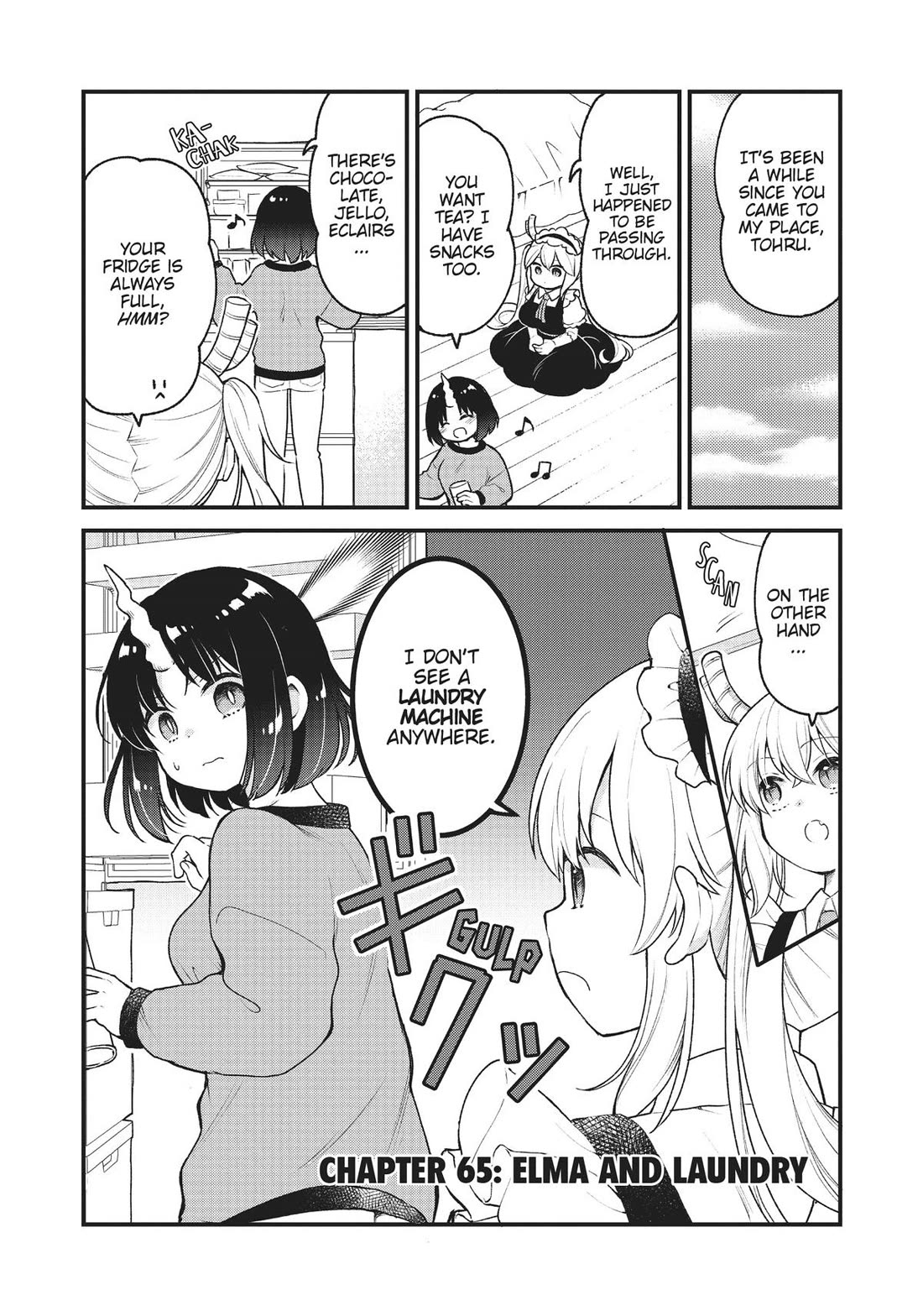 Kobayashi-san chi no Maid Dragon: Elma OL Nikki Chapter 65 page 1 - Chapter 65