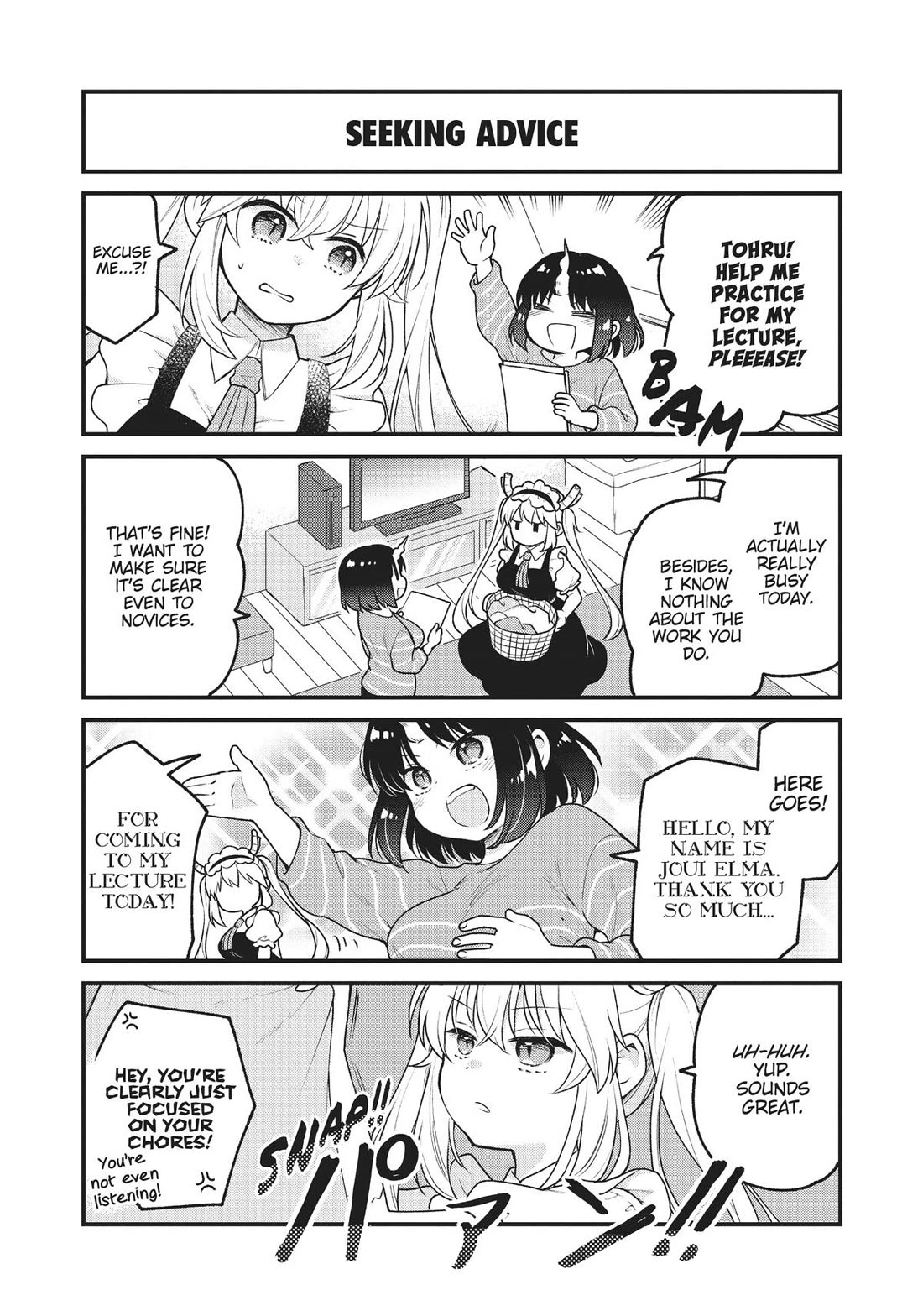 Kobayashi-san chi no Maid Dragon: Elma OL Nikki Chapter 69 page 6 - Chapter 69
