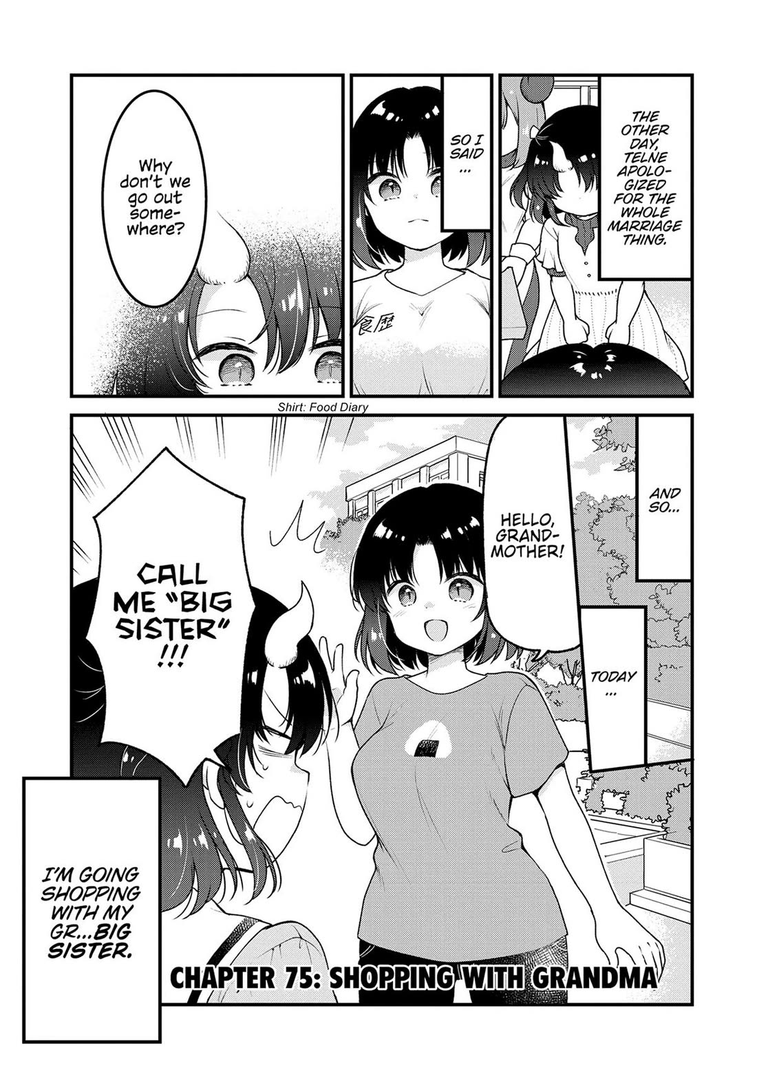 Kobayashi-san chi no Maid Dragon: Elma OL Nikki Chapter 75 page 1 - Chapter 75