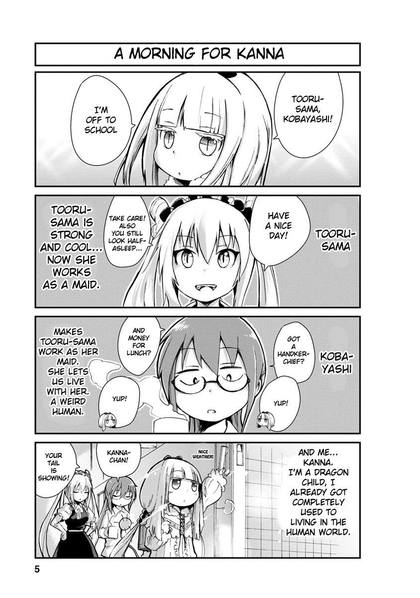 Kobayashi-san Chi no Maid Dragon: Kanna no Nichijou Chapter 1 page 5 - Chapter 1