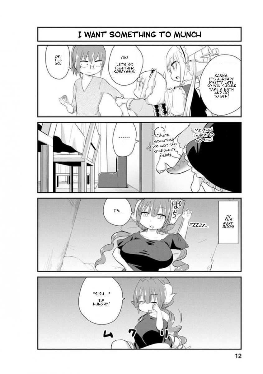 Kobayashi-san Chi no Maid Dragon: Kanna no Nichijou Chapter 31 page 12 - Chapter 31 : Homework Time