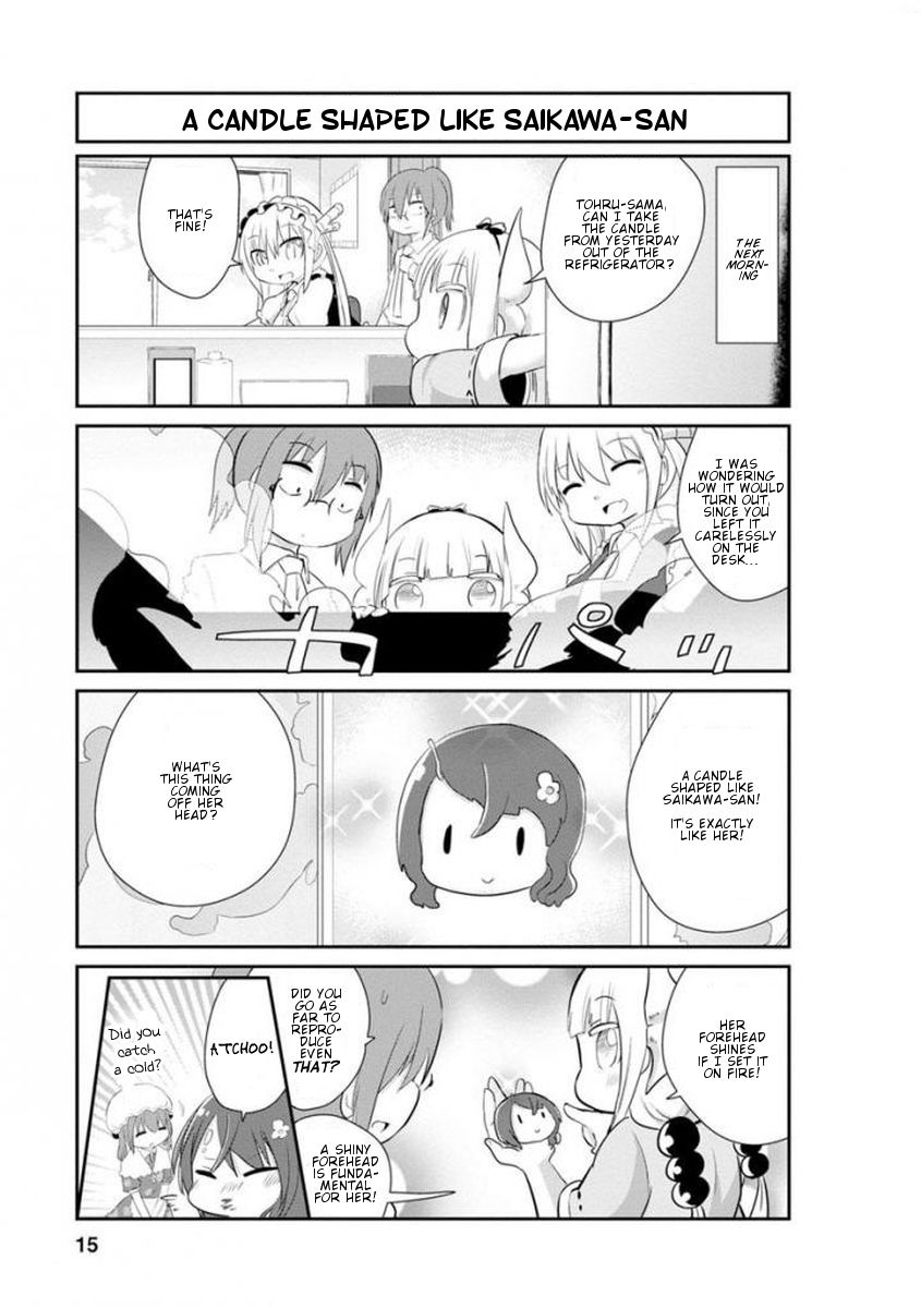 Kobayashi-san Chi no Maid Dragon: Kanna no Nichijou Chapter 31 page 15 - Chapter 31 : Homework Time