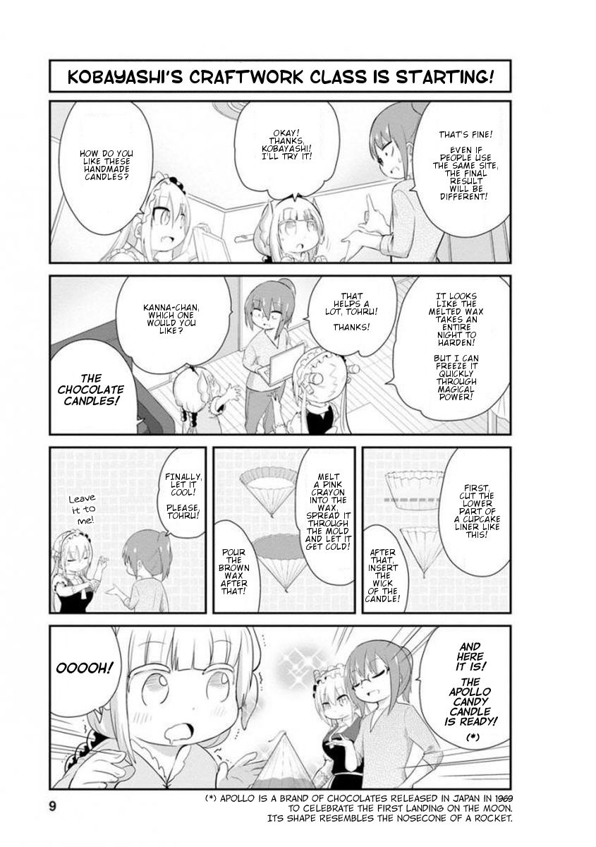 Kobayashi-san Chi no Maid Dragon: Kanna no Nichijou Chapter 31 page 9 - Chapter 31 : Homework Time