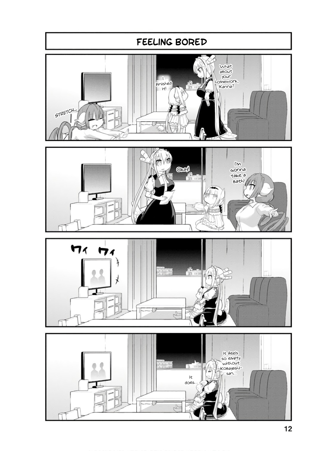 Kobayashi-san Chi no Maid Dragon: Kanna no Nichijou Chapter 41 page 12 - Chapter 41: Tohru and Kanna's Time