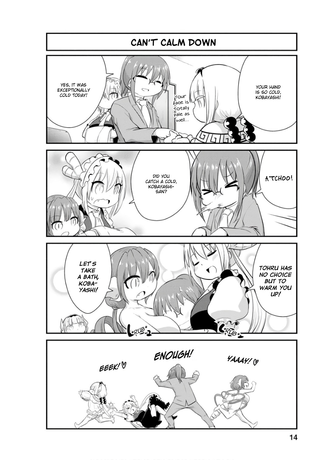 Kobayashi-san Chi no Maid Dragon: Kanna no Nichijou Chapter 41 page 14 - Chapter 41: Tohru and Kanna's Time
