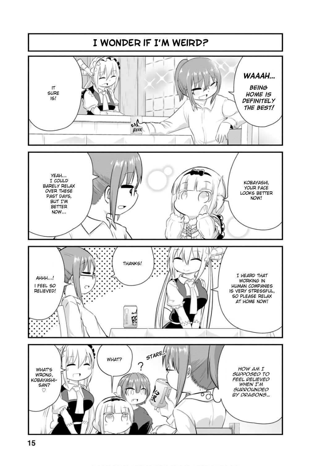Kobayashi-san Chi no Maid Dragon: Kanna no Nichijou Chapter 41 page 15 - Chapter 41: Tohru and Kanna's Time