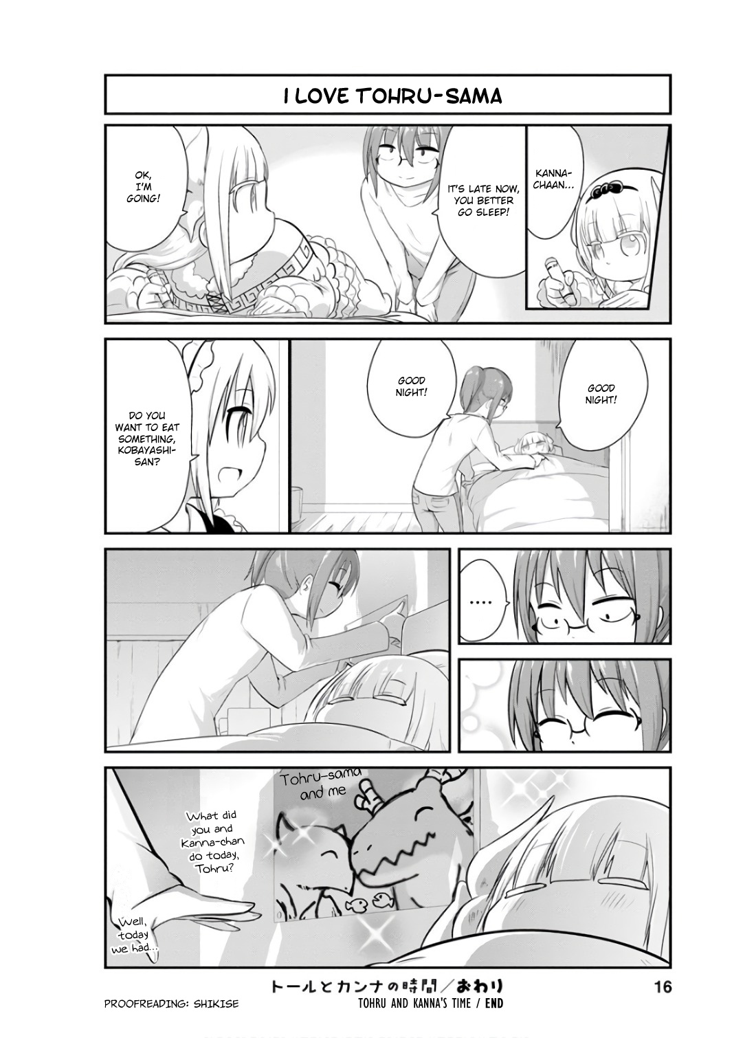 Kobayashi-san Chi no Maid Dragon: Kanna no Nichijou Chapter 41 page 16 - Chapter 41: Tohru and Kanna's Time
