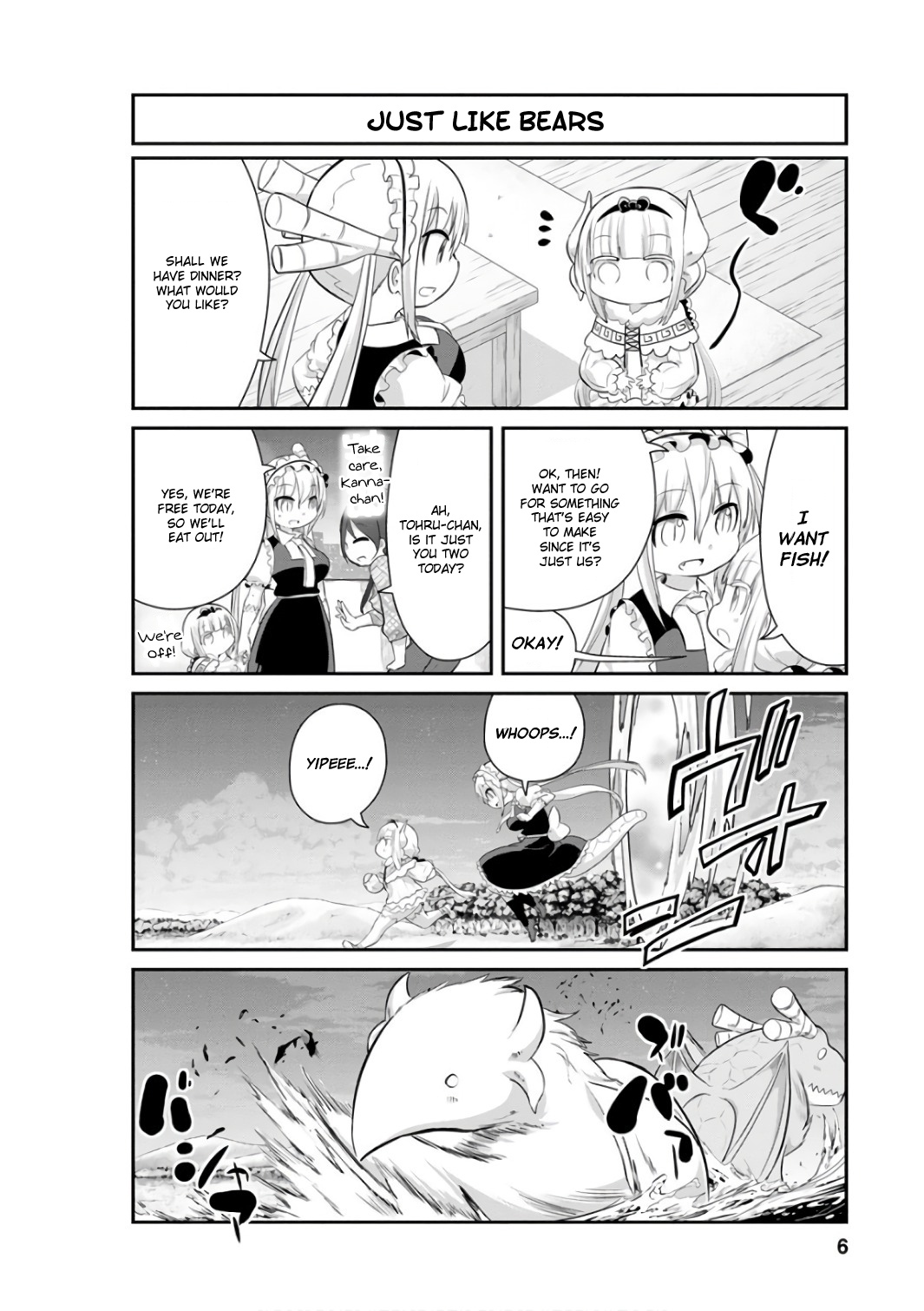 Kobayashi-san Chi no Maid Dragon: Kanna no Nichijou Chapter 41 page 6 - Chapter 41: Tohru and Kanna's Time
