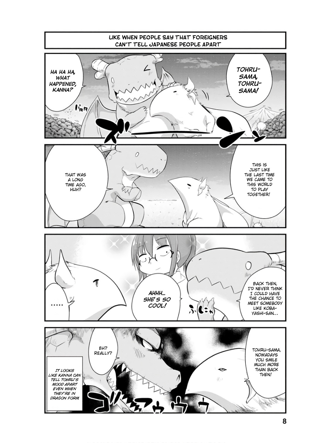 Kobayashi-san Chi no Maid Dragon: Kanna no Nichijou Chapter 41 page 8 - Chapter 41: Tohru and Kanna's Time