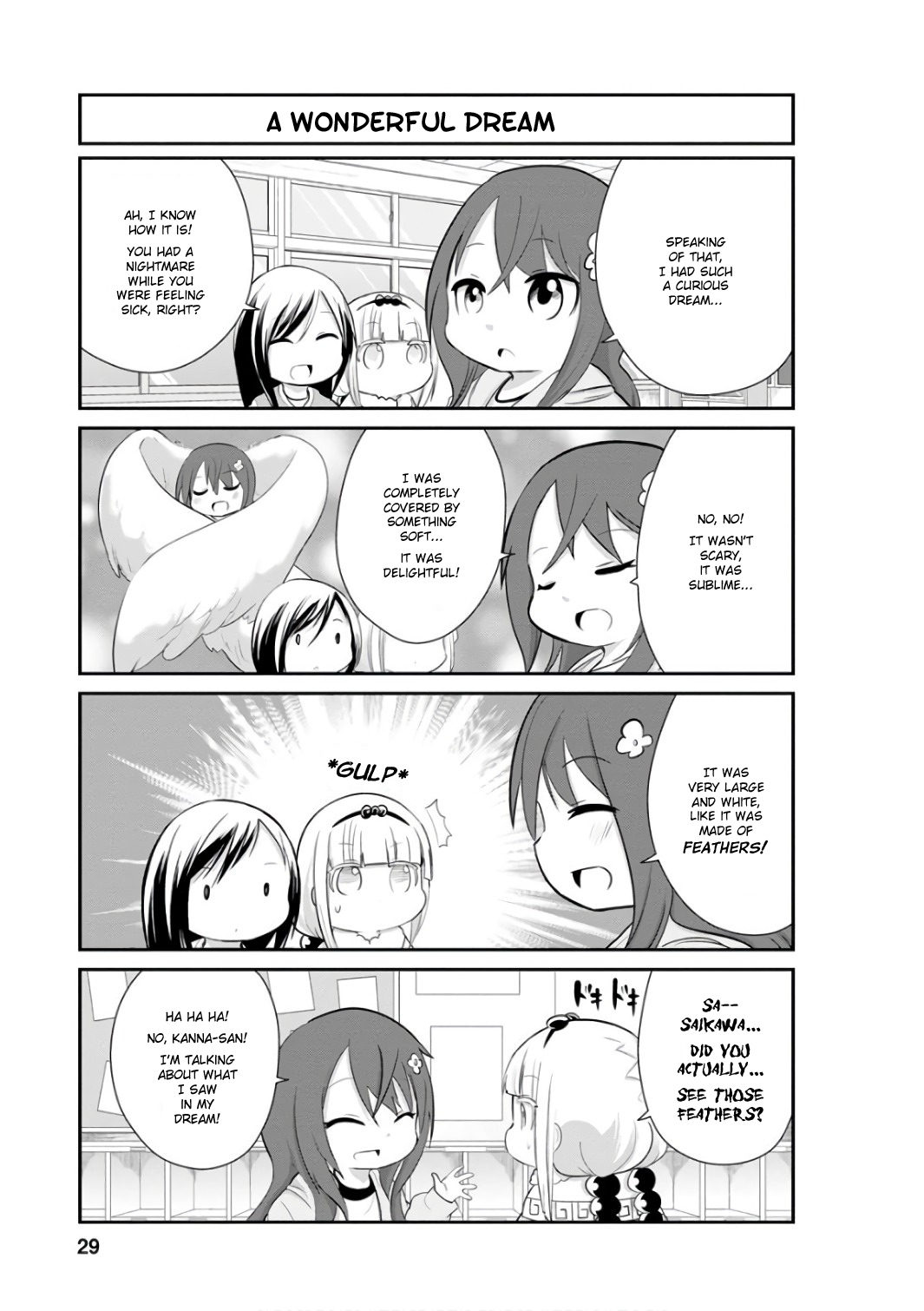 Kobayashi-san Chi no Maid Dragon: Kanna no Nichijou Chapter 42 page 11 - Chapter 42: Nursing Time