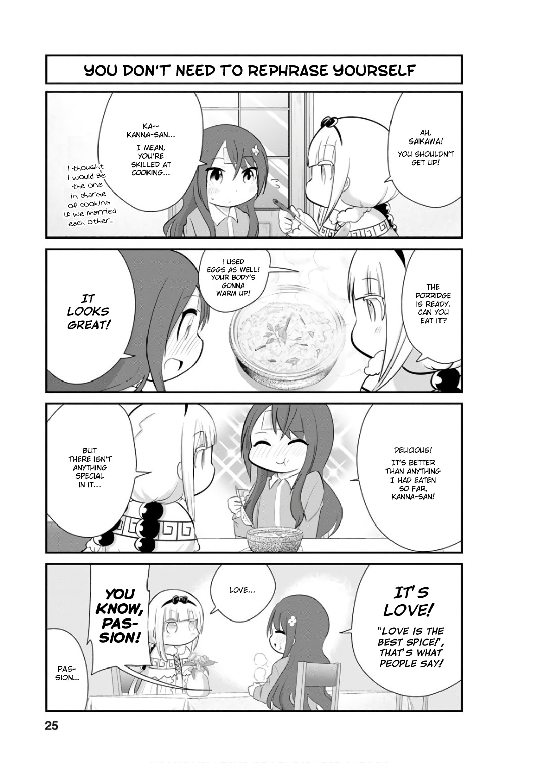 Kobayashi-san Chi no Maid Dragon: Kanna no Nichijou Chapter 42 page 7 - Chapter 42: Nursing Time