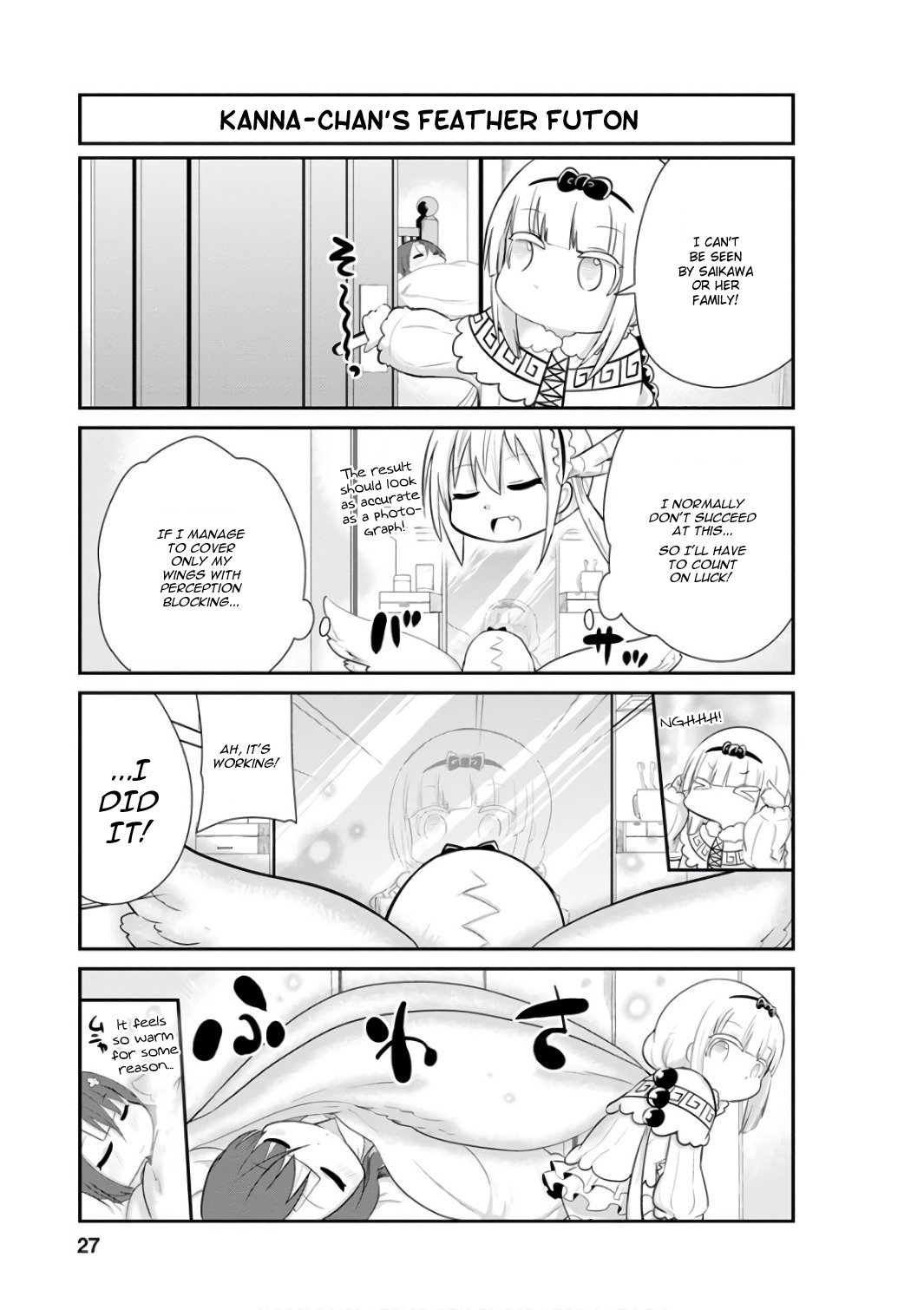 Kobayashi-san Chi no Maid Dragon: Kanna no Nichijou Chapter 42 page 9 - Chapter 42: Nursing Time