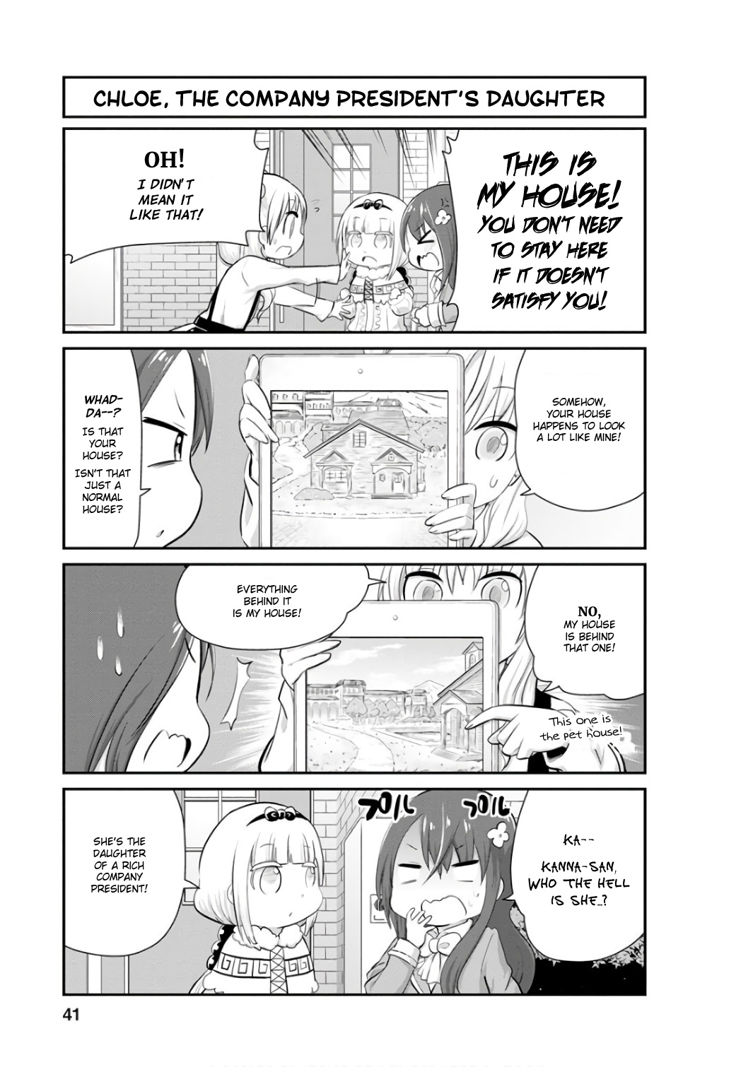 Kobayashi-san Chi no Maid Dragon: Kanna no Nichijou Chapter 43 page 11 - Chapter 43: Chloe's Time I