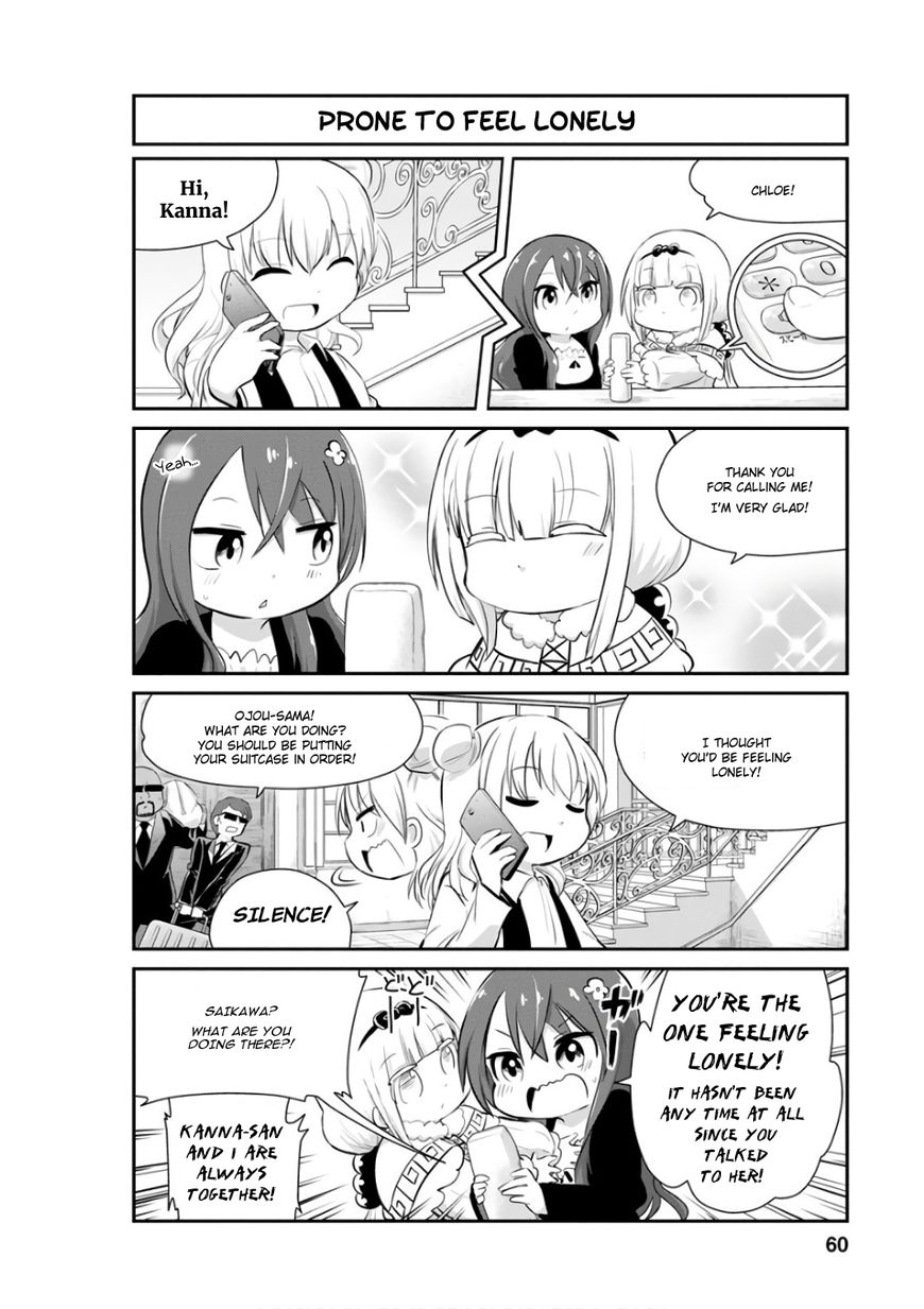 Kobayashi-san Chi no Maid Dragon: Kanna no Nichijou Chapter 45 page 4 - Chapter 45: Chloe's Time III