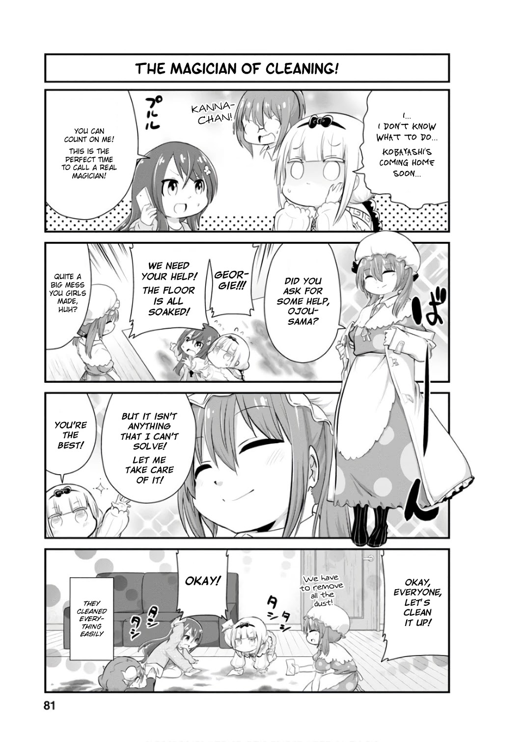 Kobayashi-san Chi no Maid Dragon: Kanna no Nichijou Chapter 46 page 11 - Chapter 46: Magic Time