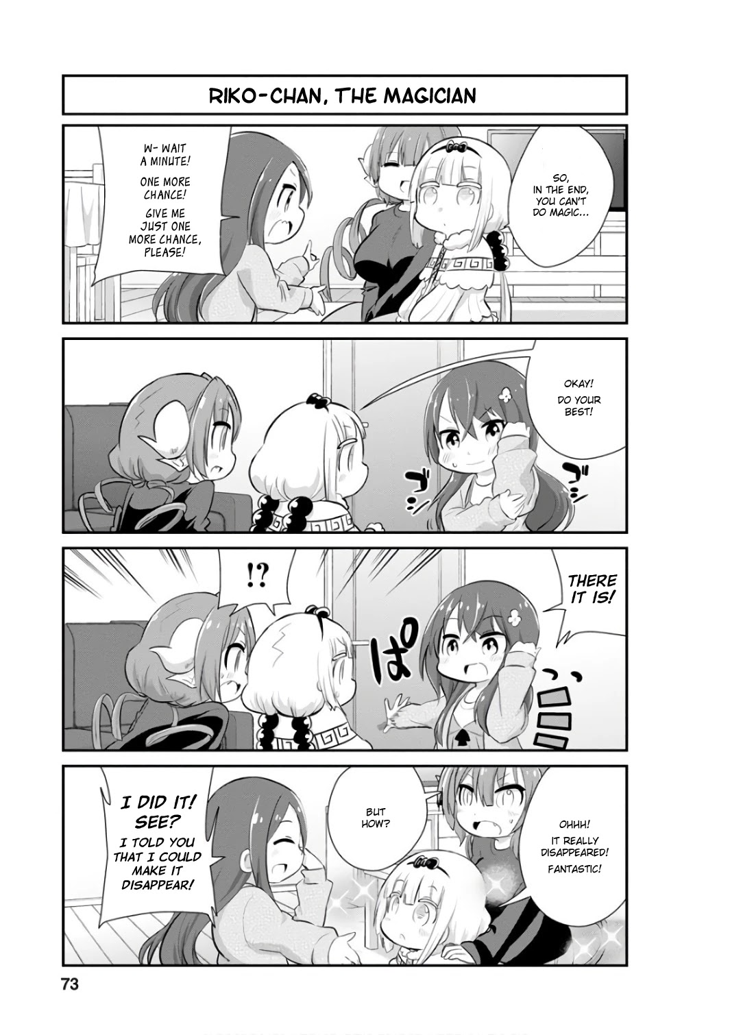 Kobayashi-san Chi no Maid Dragon: Kanna no Nichijou Chapter 46 page 3 - Chapter 46: Magic Time