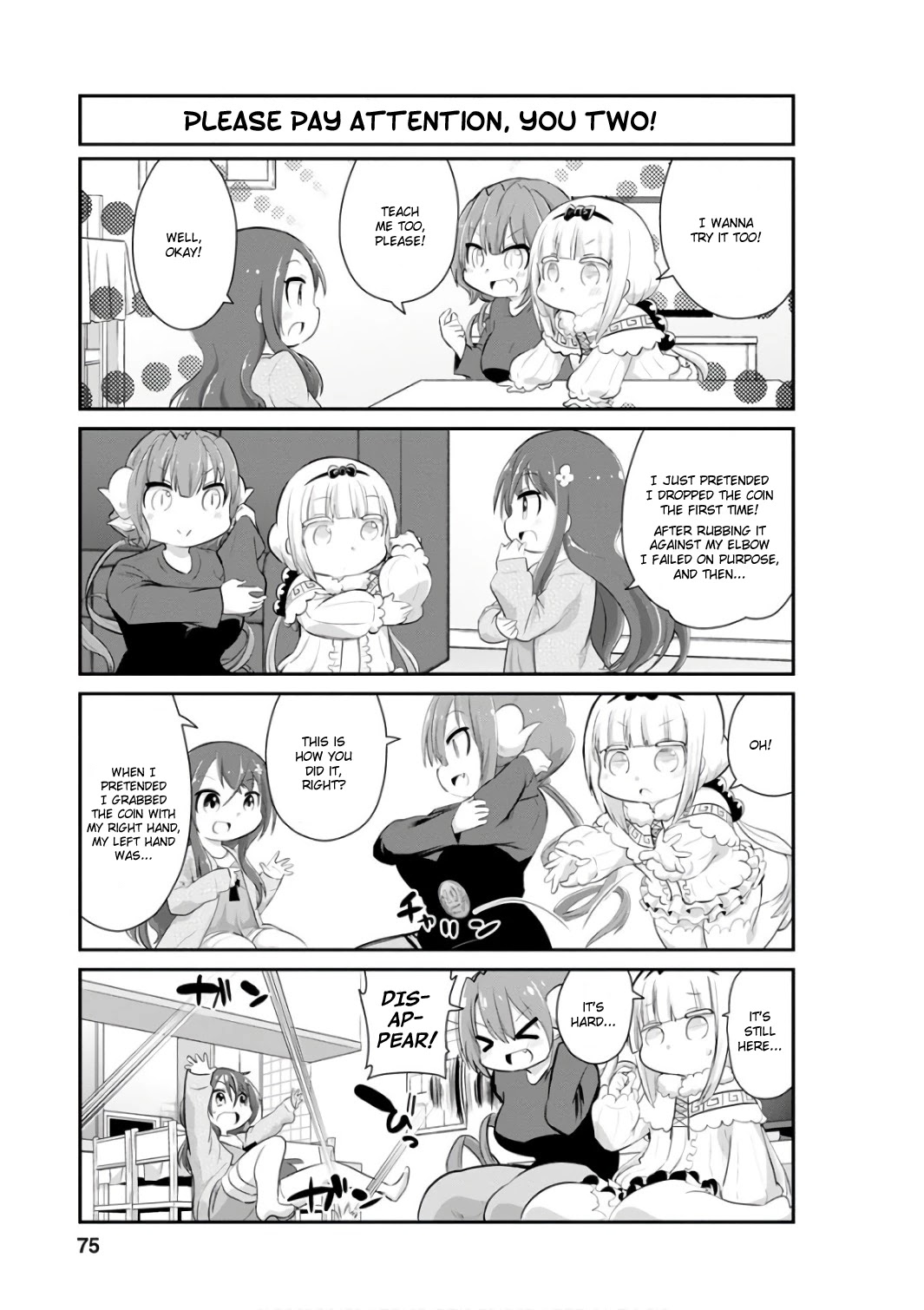 Kobayashi-san Chi no Maid Dragon: Kanna no Nichijou Chapter 46 page 5 - Chapter 46: Magic Time