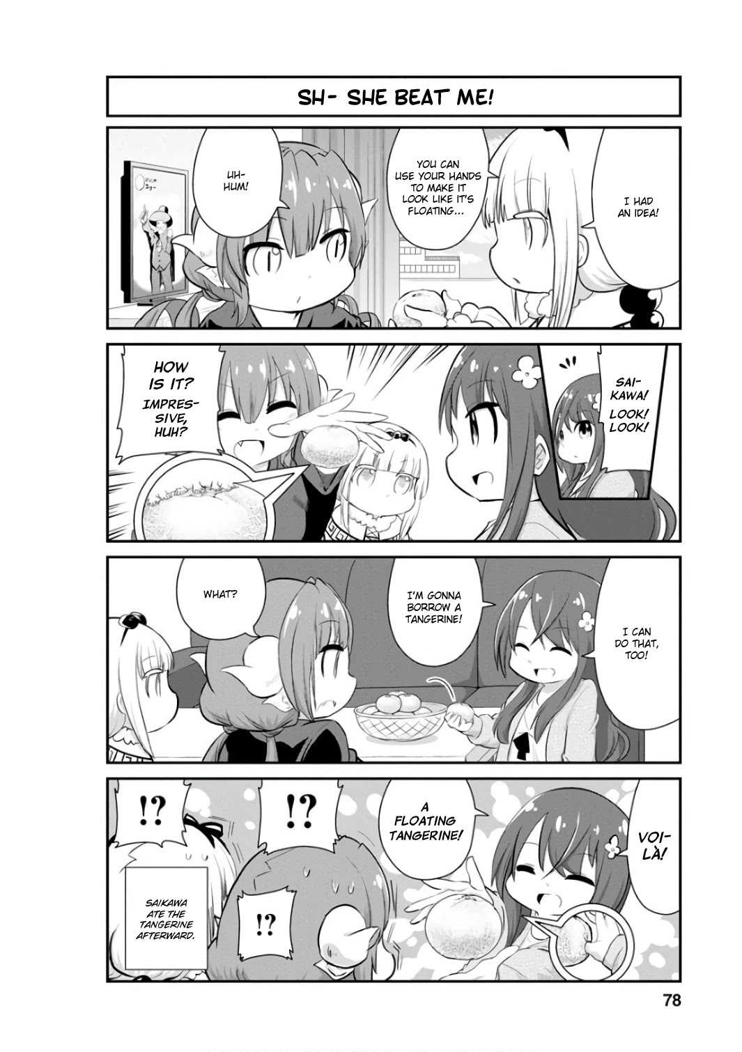 Kobayashi-san Chi no Maid Dragon: Kanna no Nichijou Chapter 46 page 8 - Chapter 46: Magic Time
