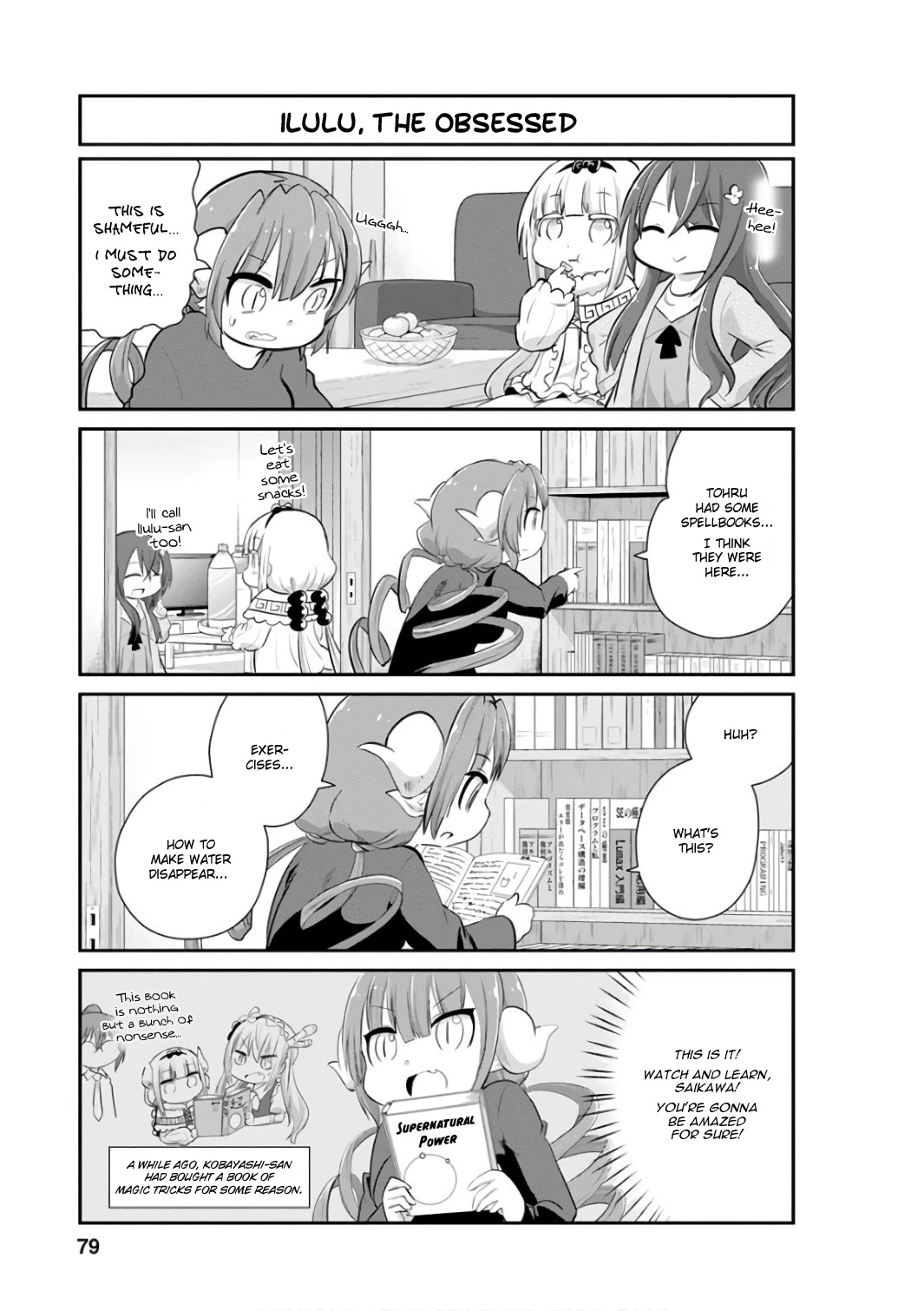 Kobayashi-san Chi no Maid Dragon: Kanna no Nichijou Chapter 46 page 9 - Chapter 46: Magic Time