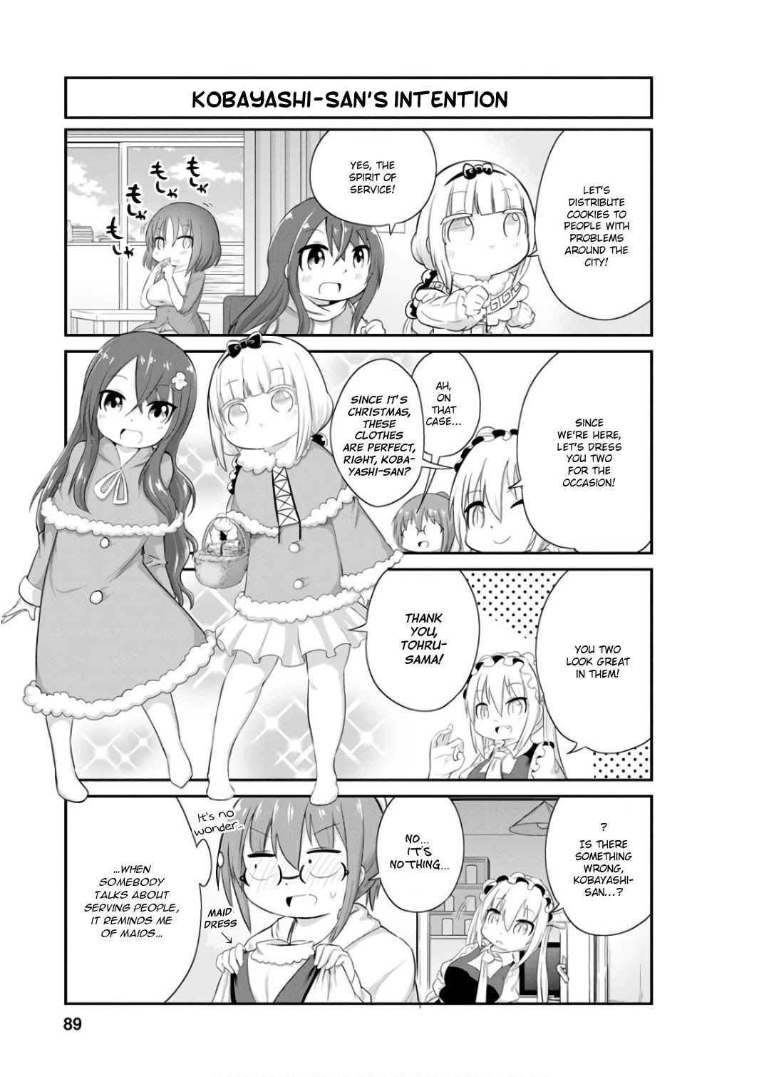 Kobayashi-san Chi no Maid Dragon: Kanna no Nichijou Chapter 47 page 5 - Chapter 47: Christmas Time