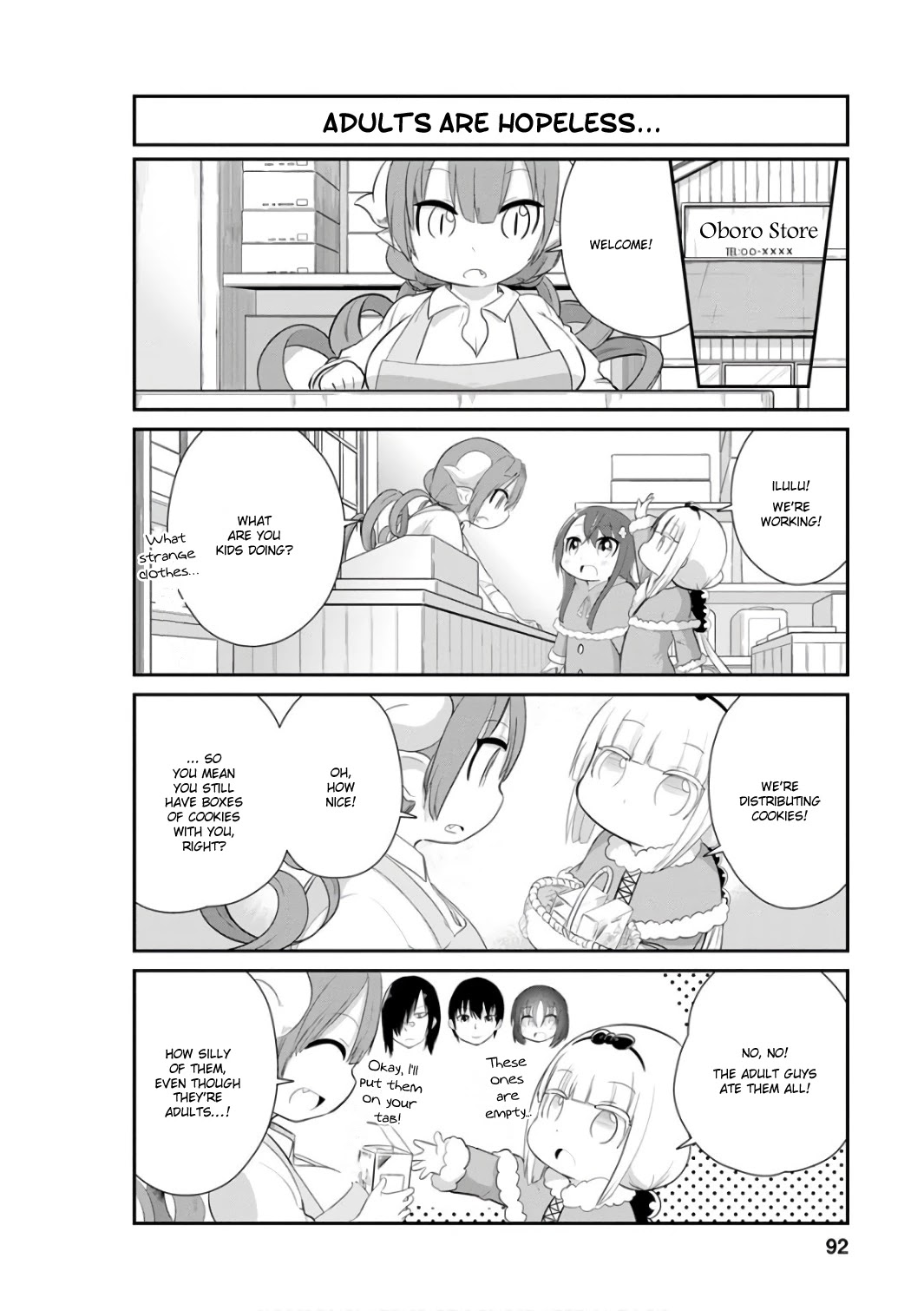 Kobayashi-san Chi no Maid Dragon: Kanna no Nichijou Chapter 47 page 8 - Chapter 47: Christmas Time