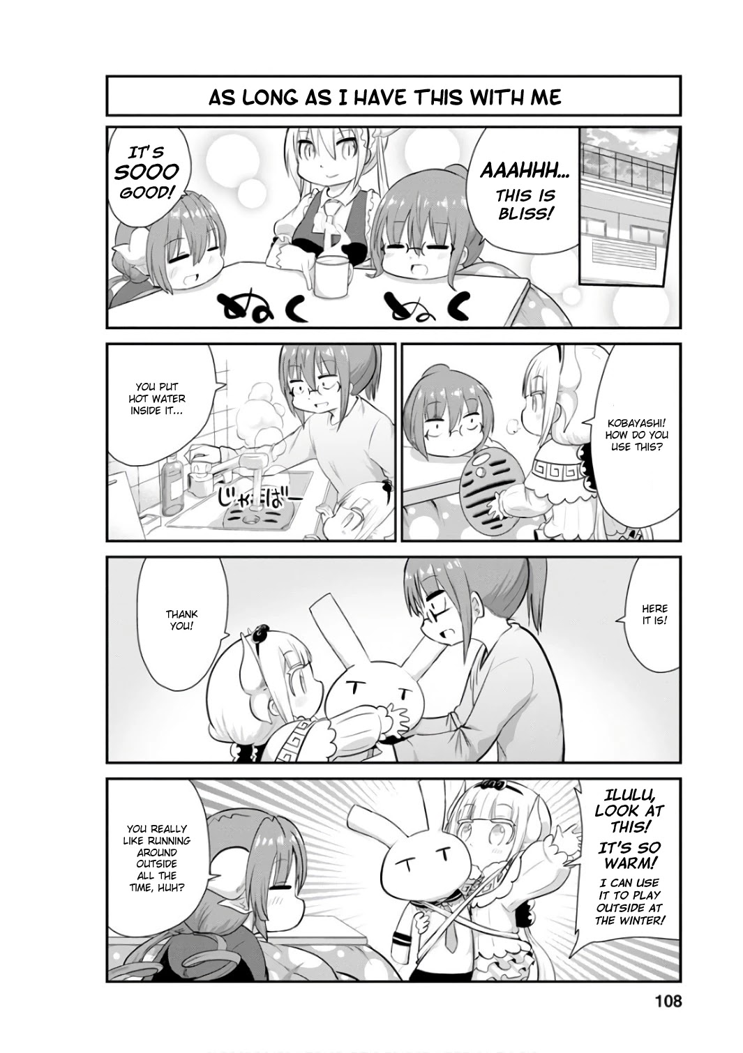 Kobayashi-san Chi no Maid Dragon: Kanna no Nichijou Chapter 48 page 10 - Chapter 48: Kotatsu Time