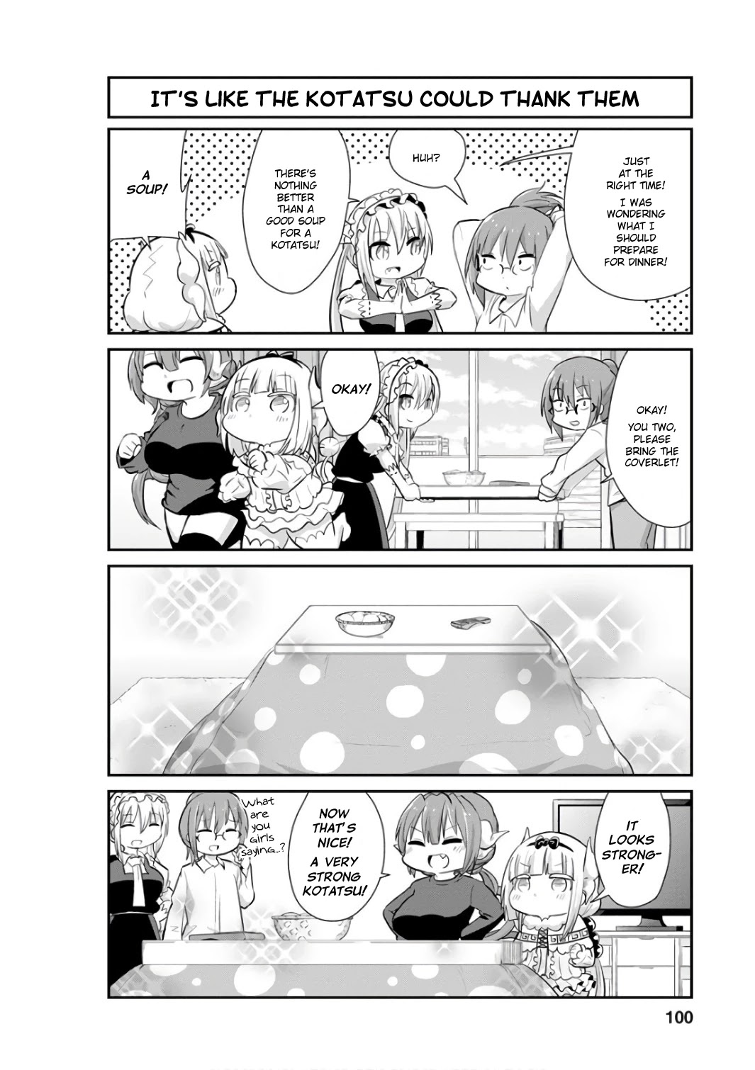 Kobayashi-san Chi no Maid Dragon: Kanna no Nichijou Chapter 48 page 2 - Chapter 48: Kotatsu Time