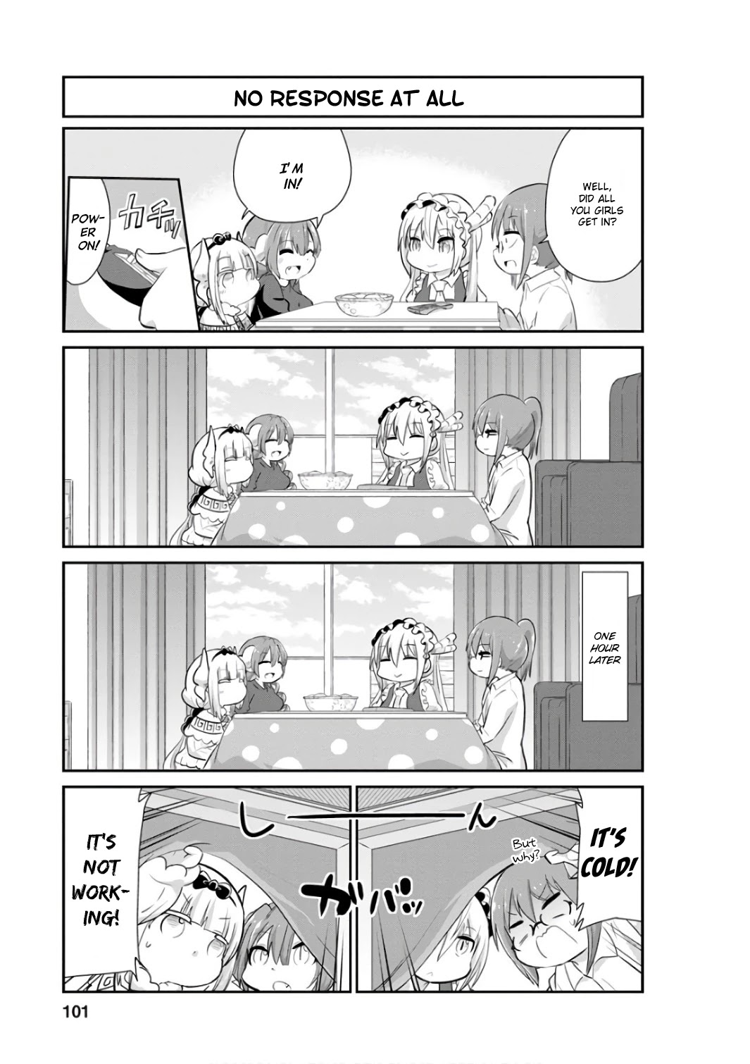 Kobayashi-san Chi no Maid Dragon: Kanna no Nichijou Chapter 48 page 3 - Chapter 48: Kotatsu Time