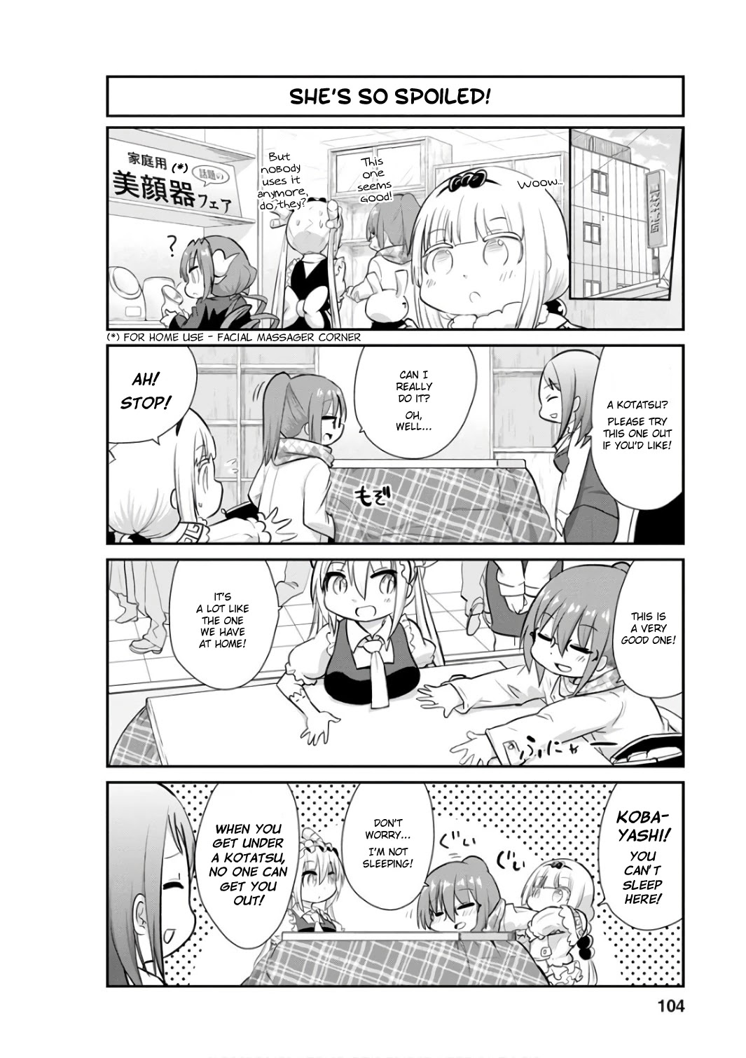 Kobayashi-san Chi no Maid Dragon: Kanna no Nichijou Chapter 48 page 6 - Chapter 48: Kotatsu Time