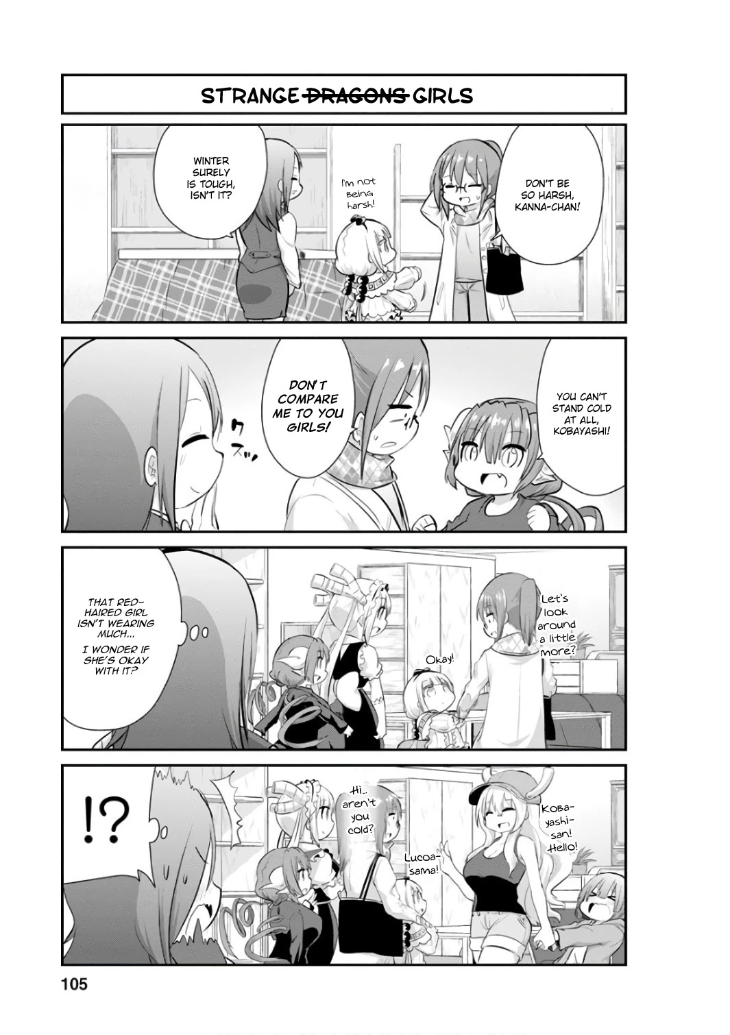 Kobayashi-san Chi no Maid Dragon: Kanna no Nichijou Chapter 48 page 7 - Chapter 48: Kotatsu Time